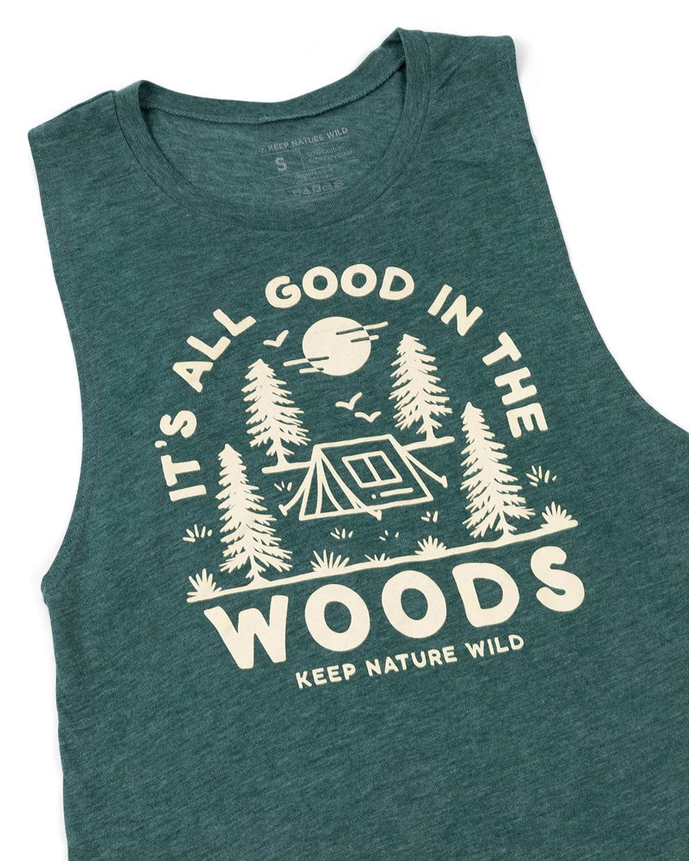 Keep Nature Wild Tank Good in the Woods Women's Muscle Tank | Forest