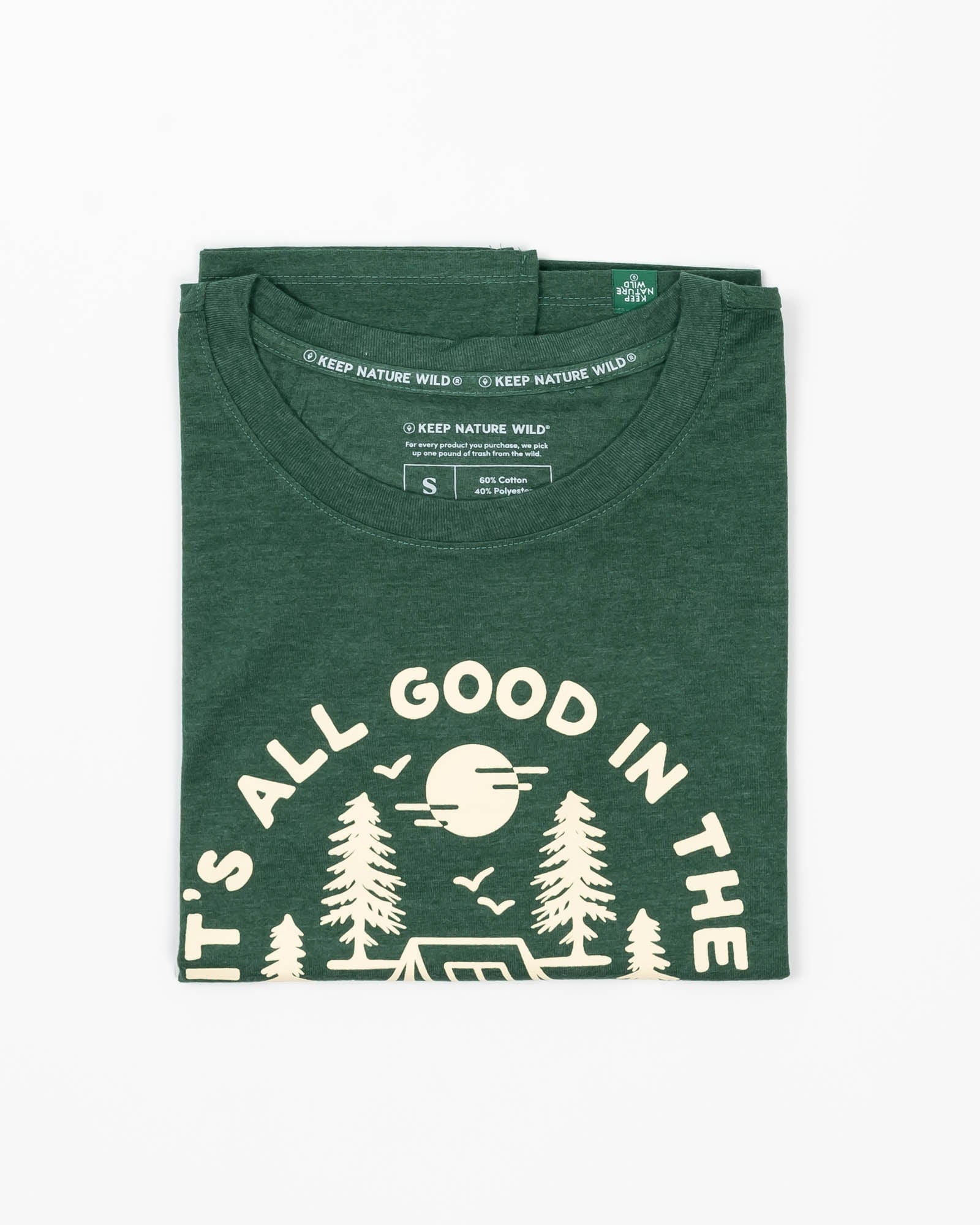 Keep Nature Wild Tank Good in the Woods Women's Muscle Tank | Heather Forest