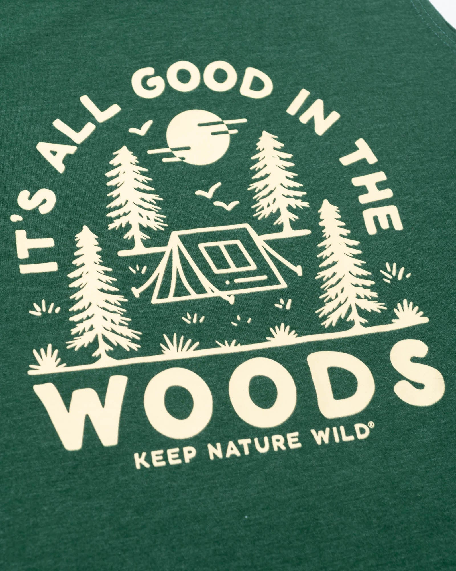 Keep Nature Wild Tank Good in the Woods Women's Muscle Tank | Heather Forest