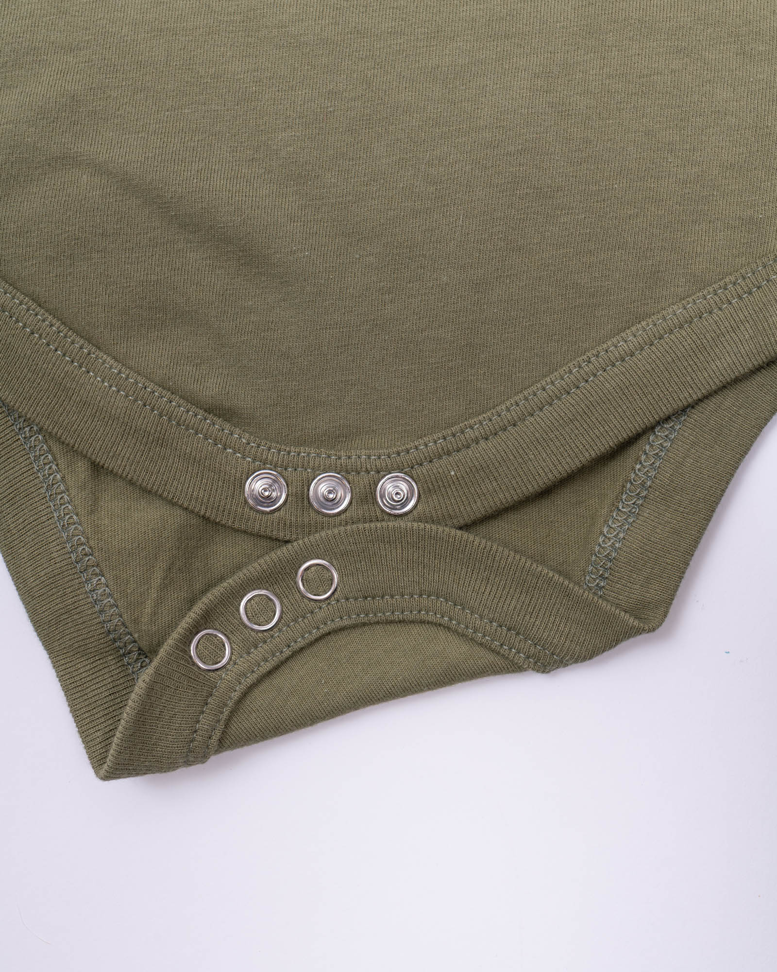 Keep Nature Wild Kids Happy Camper Bear Baby Bodysuit | Olive