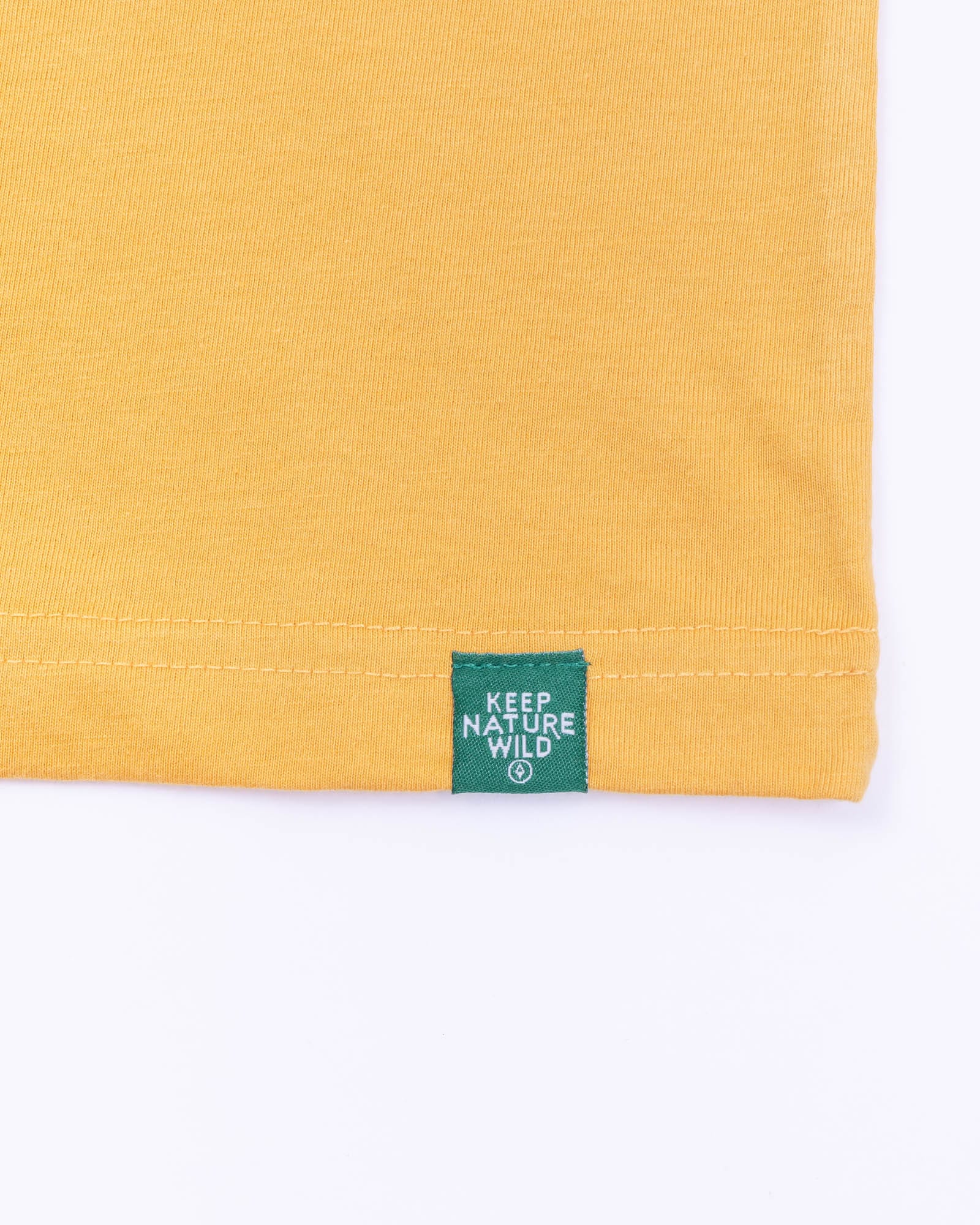 Keep Nature Wild Kids Happy Camper Saguaro Toddler Tee | Mustard