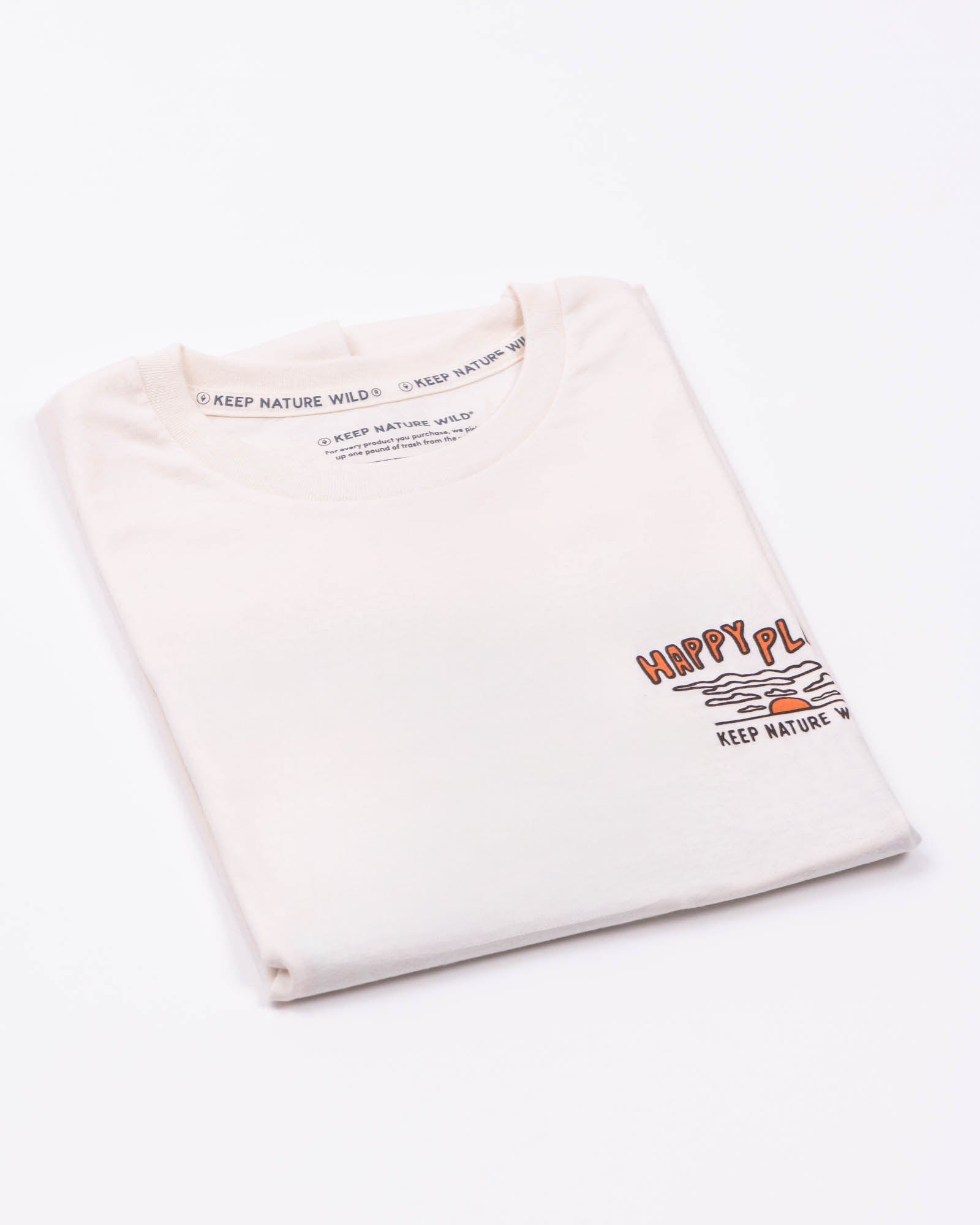 Keep Nature Wild Tee Happy Place Shoreline Unisex Tee | Natural