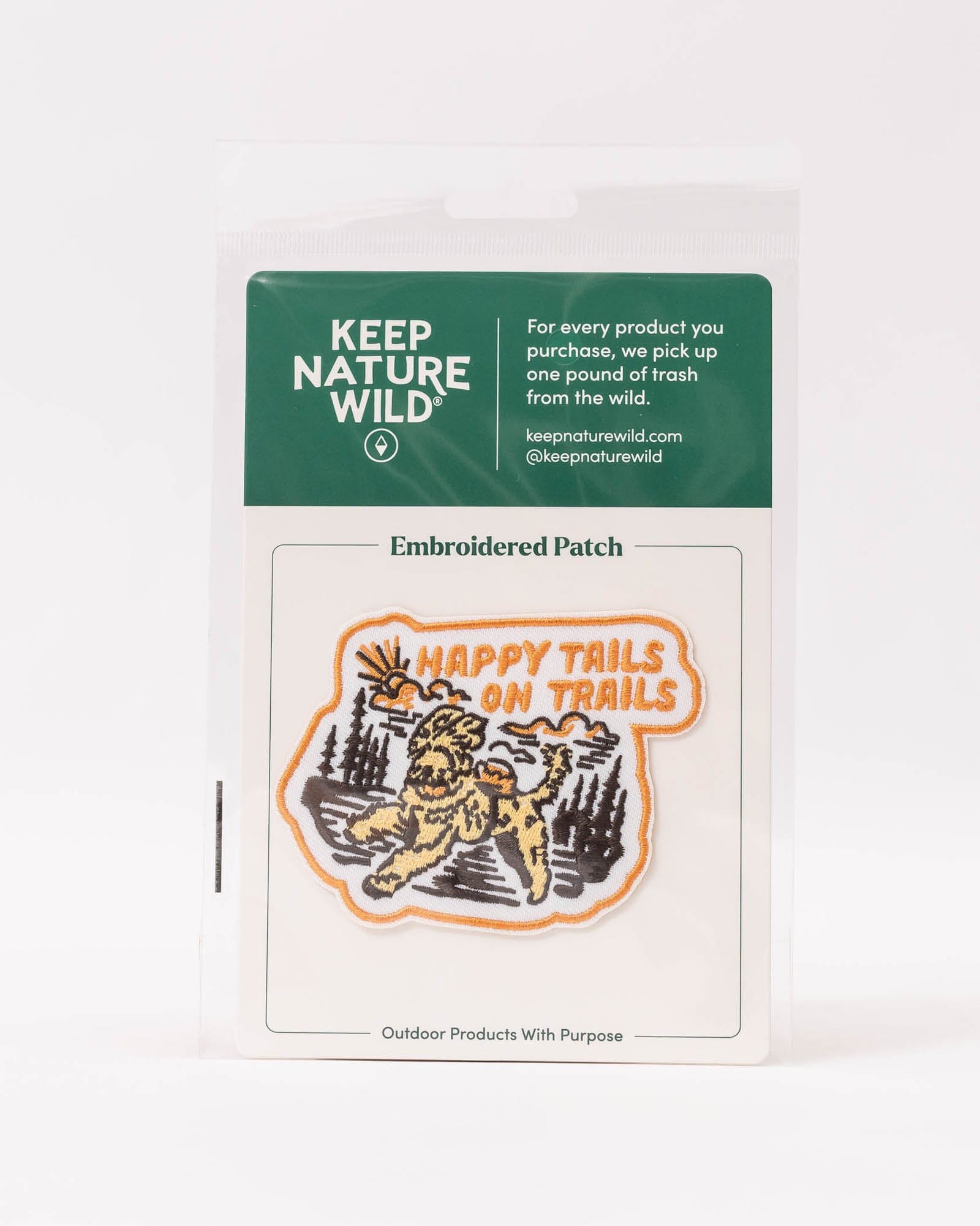 Keep Nature Wild Patch Happy Tails on Trails Forest | Patch