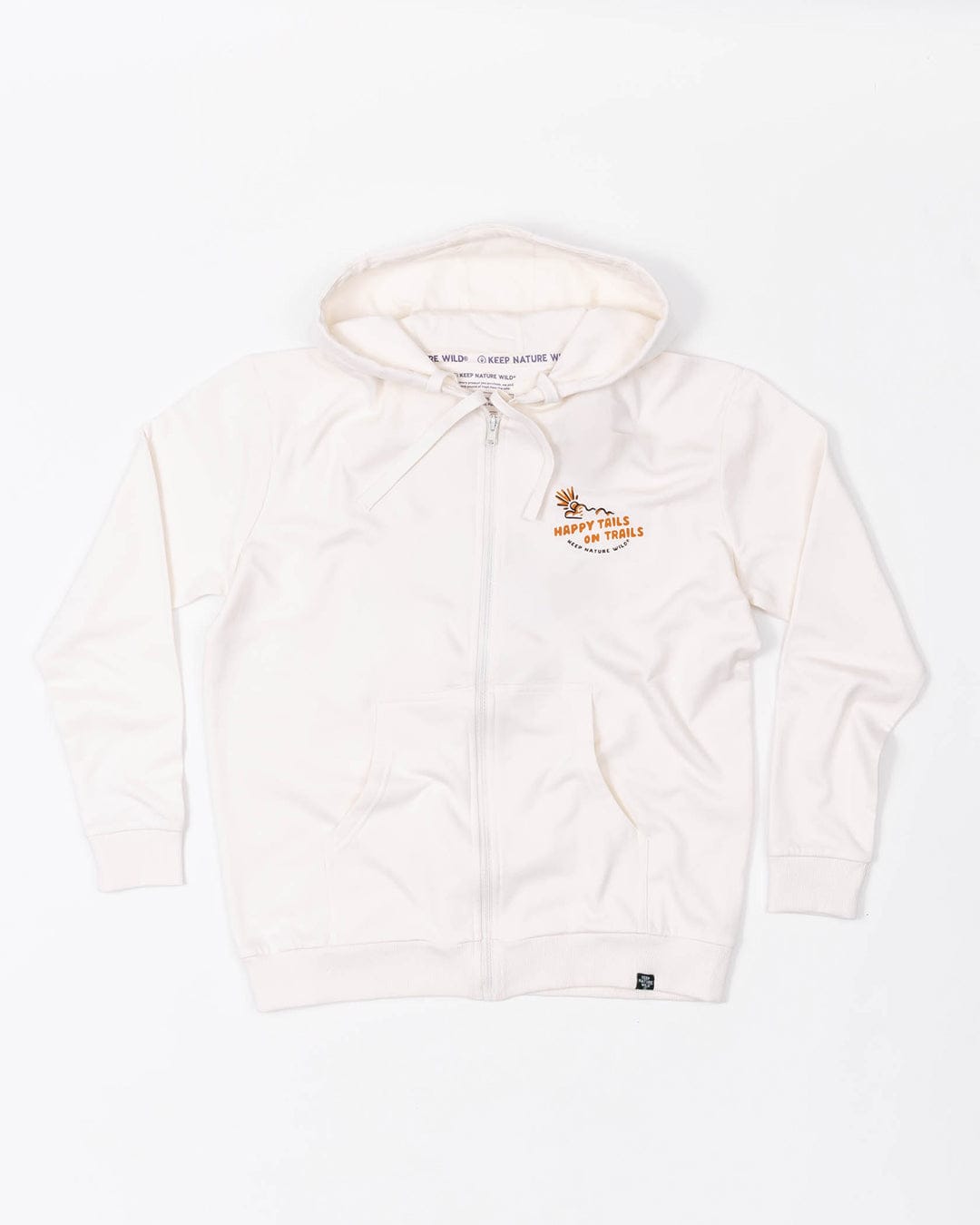Keep Nature Wild Outerwear Happy Tails On Trails Zip-Up Hoodie | Natural