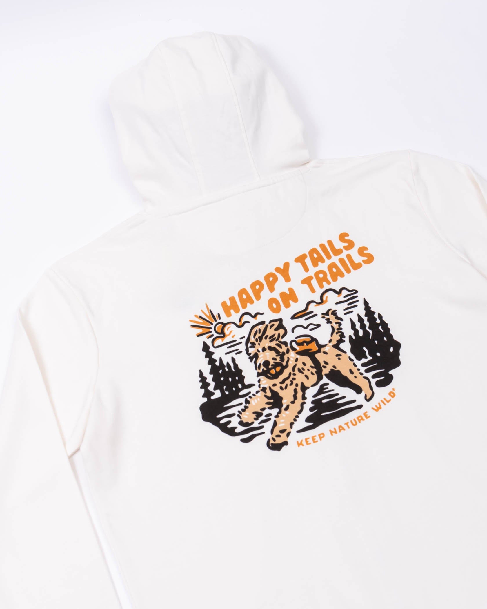 Keep Nature Wild Outerwear Happy Tails On Trails Zip-Up Hoodie | Natural
