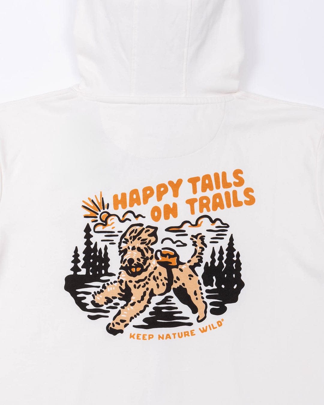 Keep Nature Wild Outerwear Happy Tails On Trails Zip-Up Hoodie | Natural