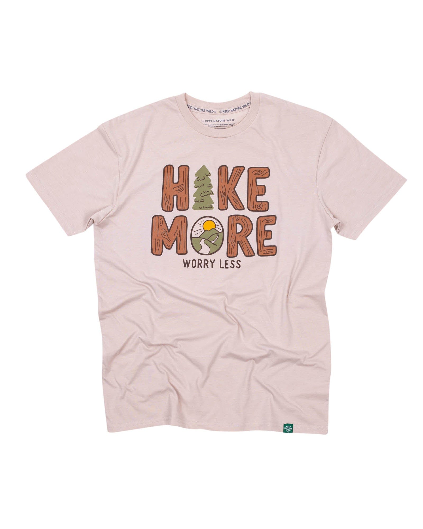 Keep Nature Wild Tee Hike More Unisex Tee | Heather Tan