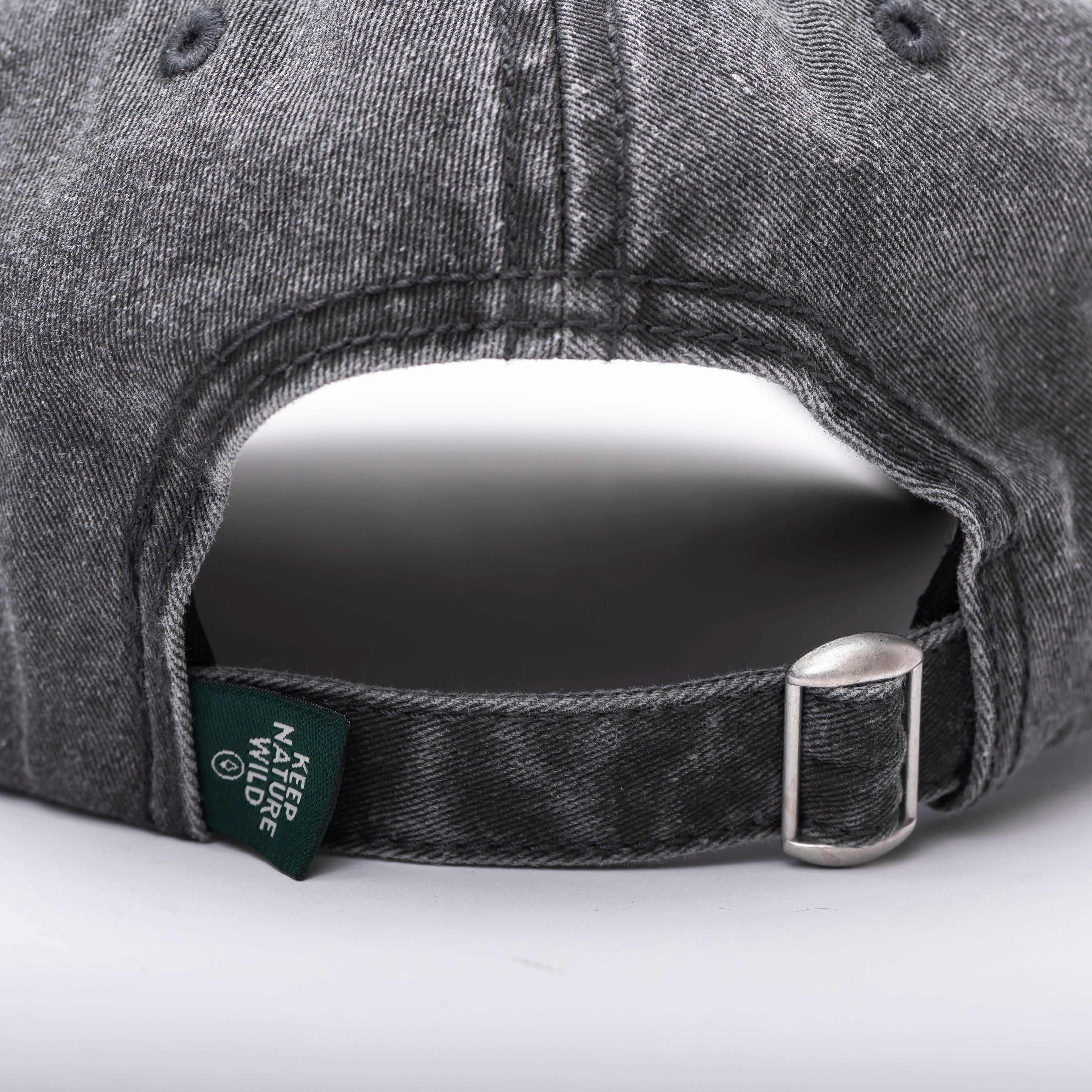 Keep Nature Wild Hat I'd Hike That Dad Hat | Faded Black