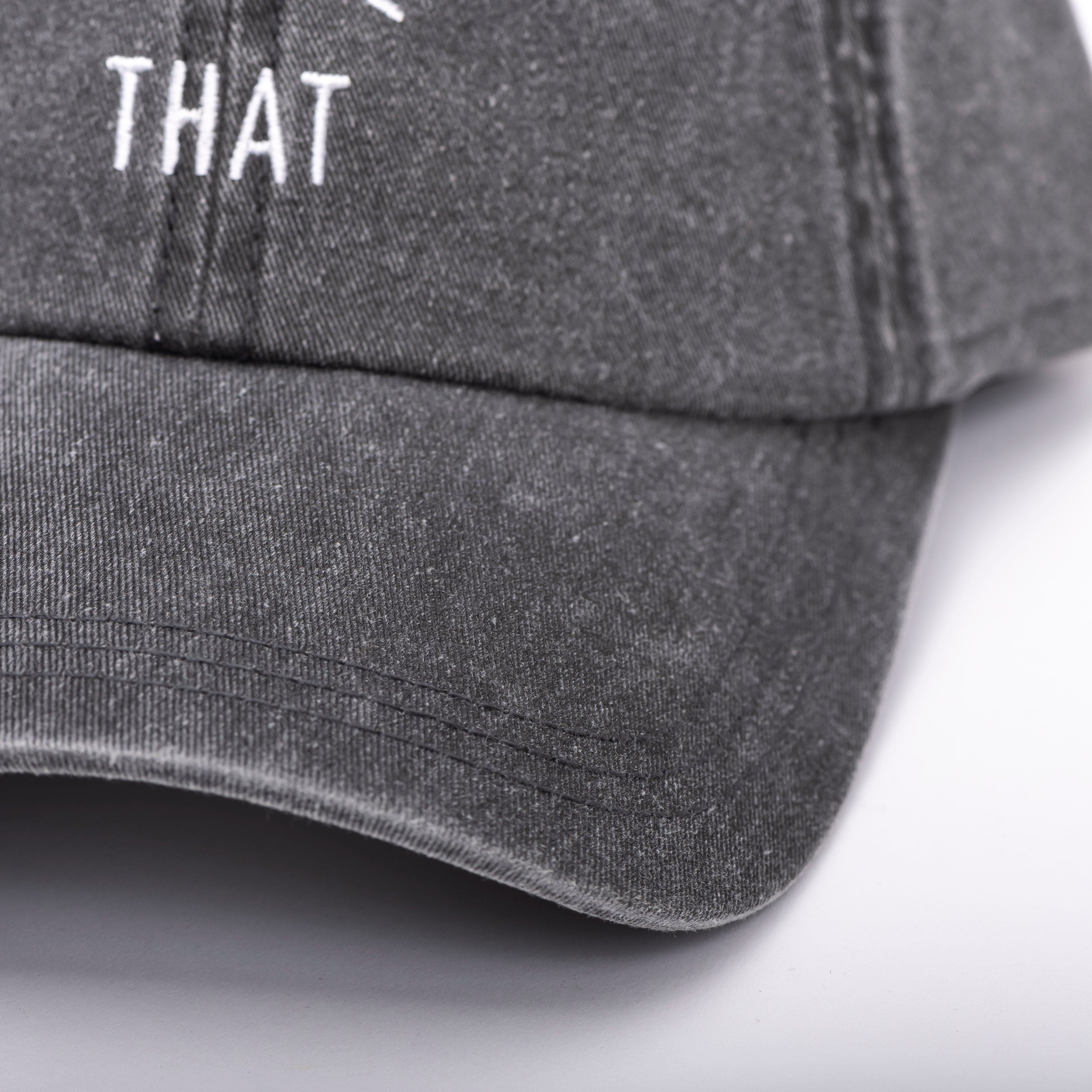 Keep Nature Wild Hat I'd Hike That Dad Hat | Faded Black