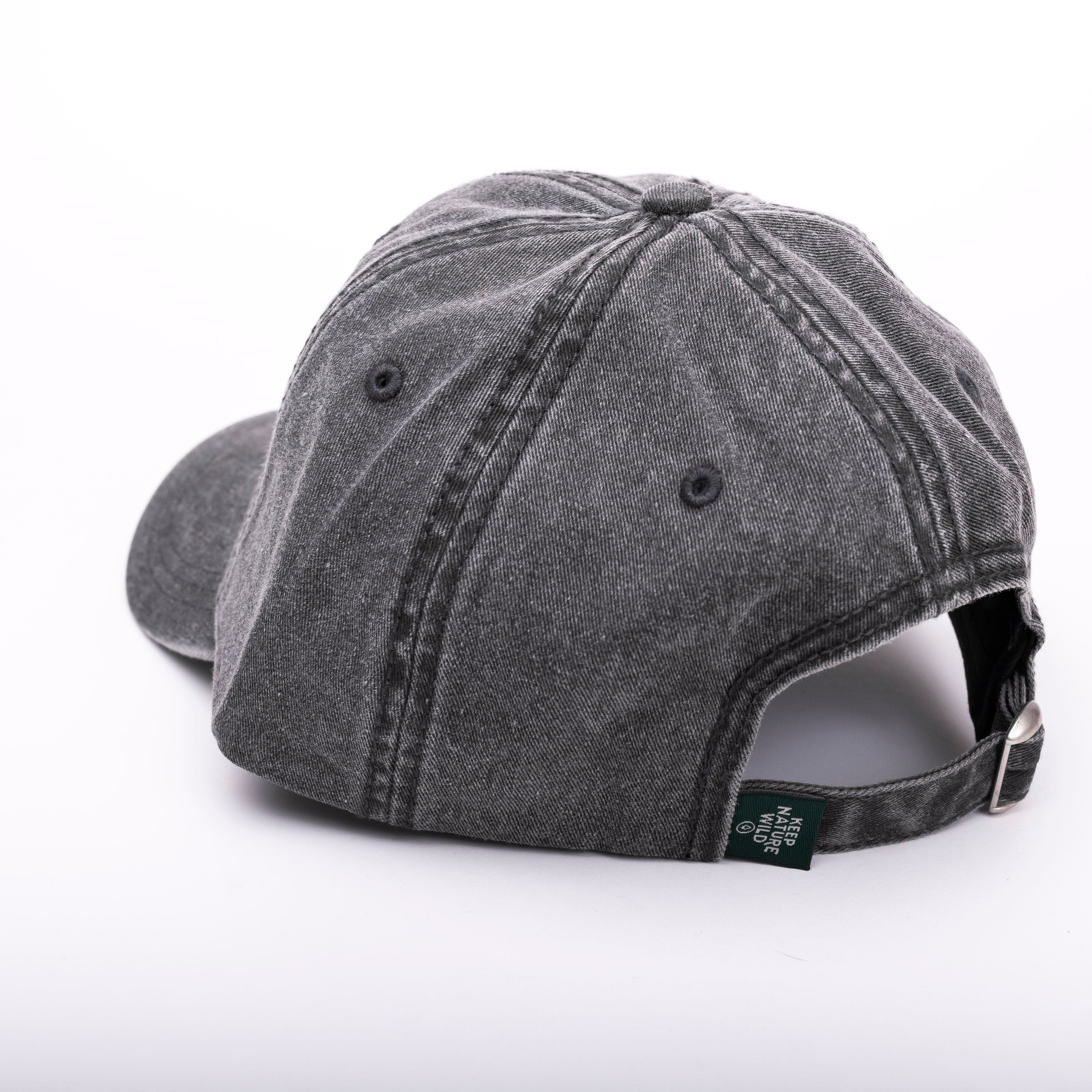 Keep Nature Wild Hat I'd Hike That Dad Hat | Faded Black