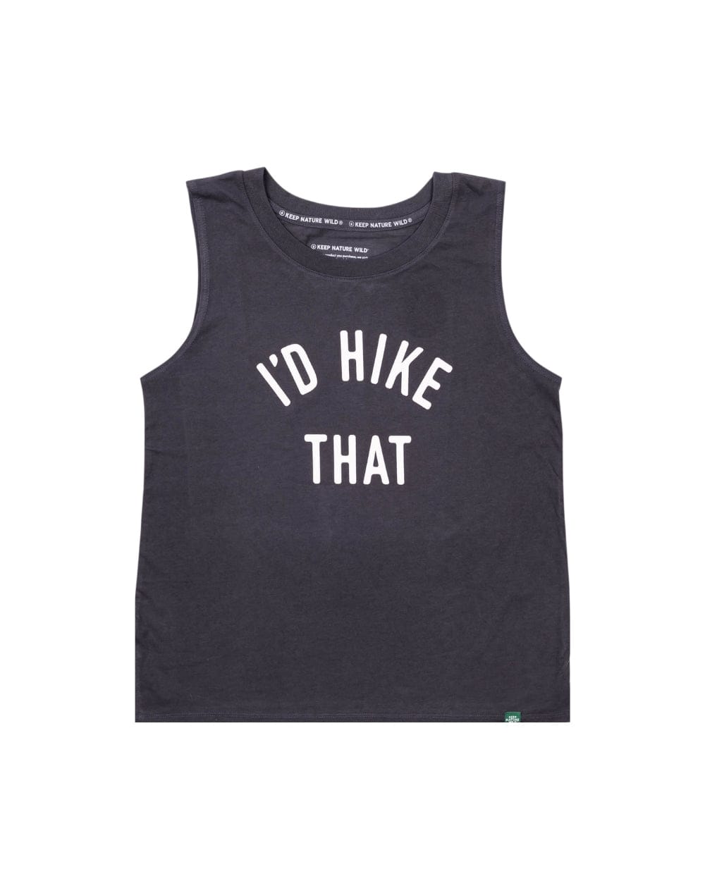 Keep Nature Wild Tank I'd Hike That Women's Muscle Tank | Coal