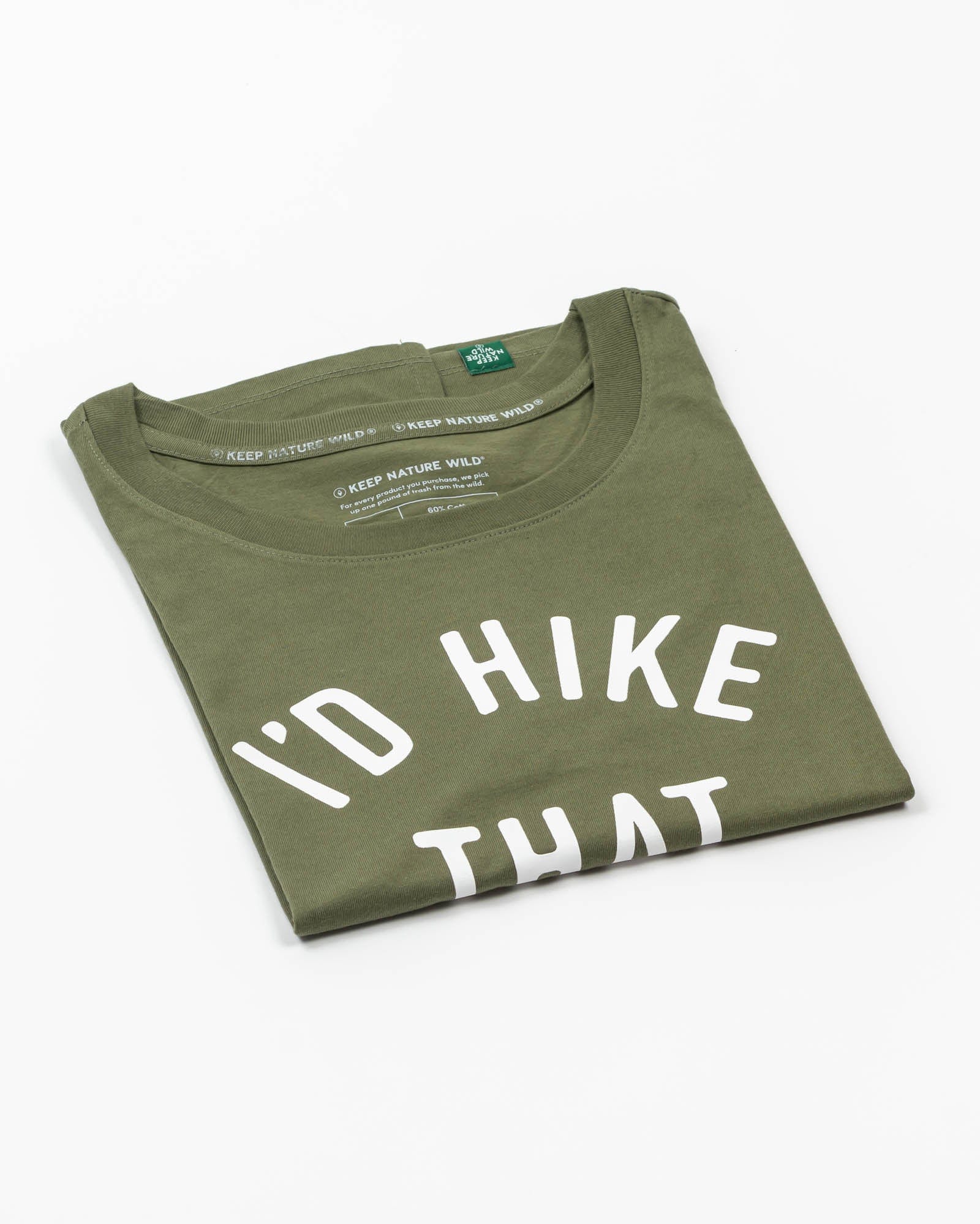 Keep Nature Wild Tank I'd Hike That Women's Muscle Tank | Olive