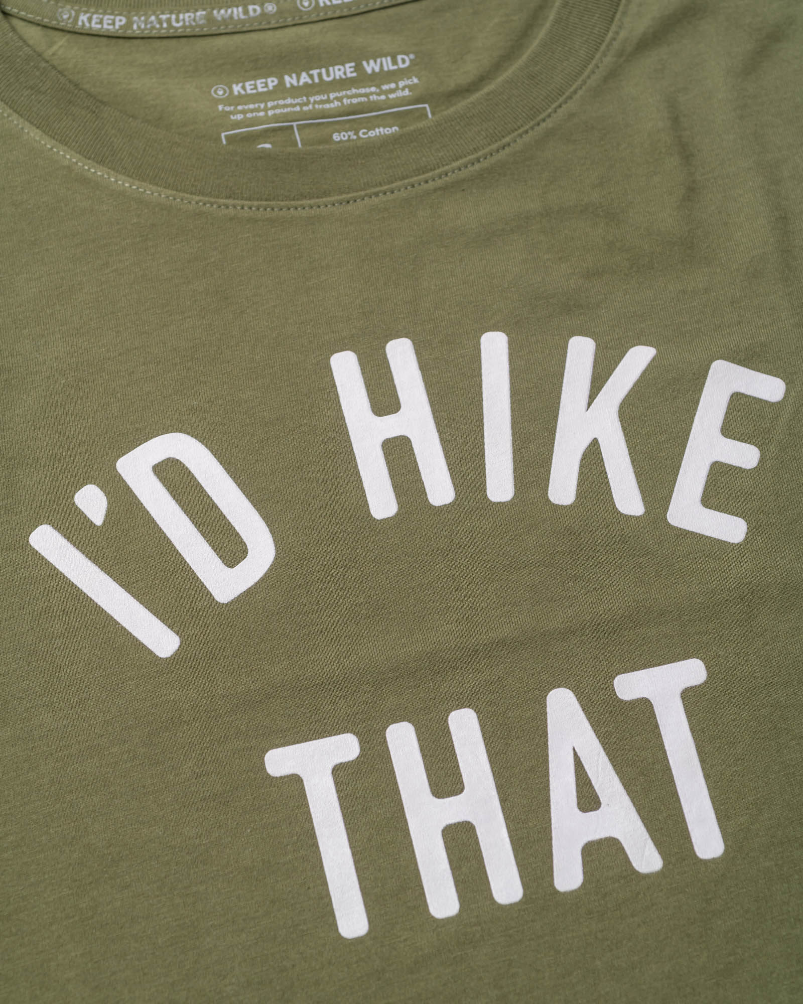 Keep Nature Wild Tank I'd Hike That Women's Muscle Tank | Olive