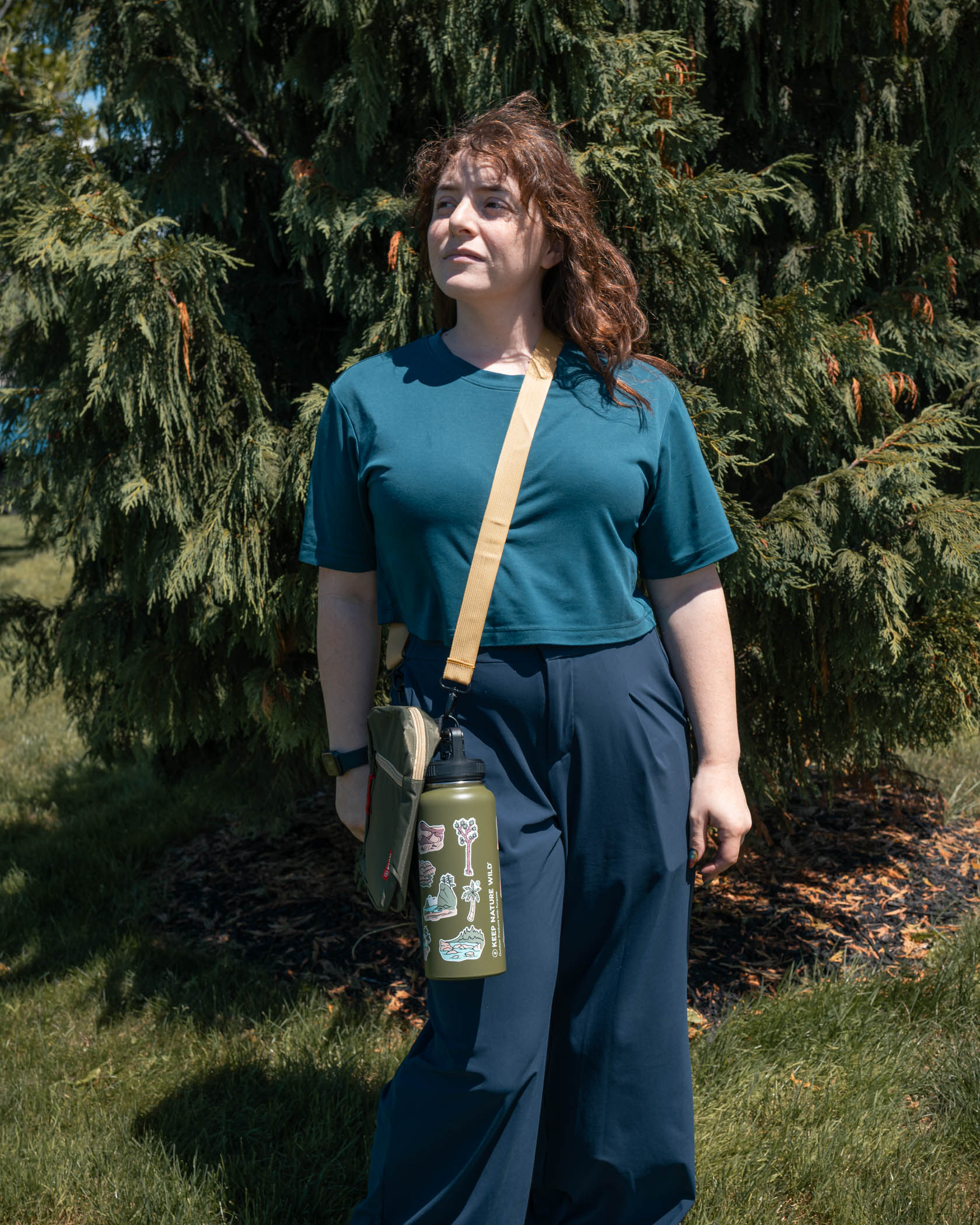 Keep Nature Wild Water Bottle Insulated 32oz Water Bottle: Parks | Olive