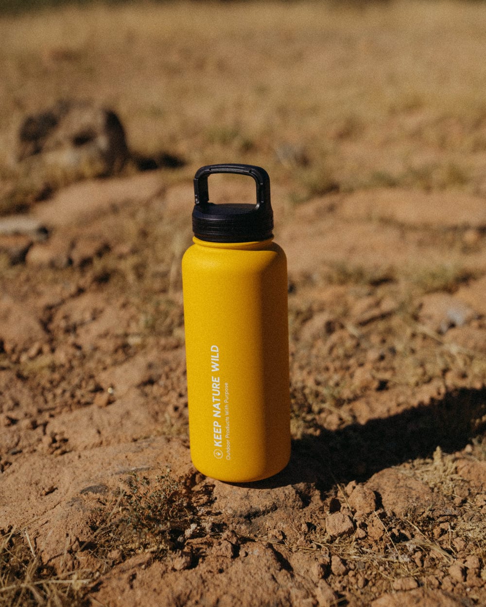 Keep Nature Wild Reusables Insulated 32oz Water Bottle with Handle Clip | Tucson Sun