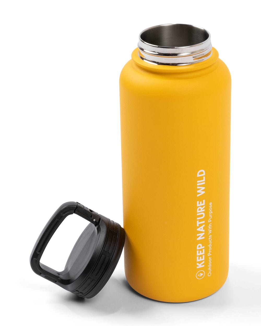 Reusable Insulated 32oz Water Bottle with Handle Clip