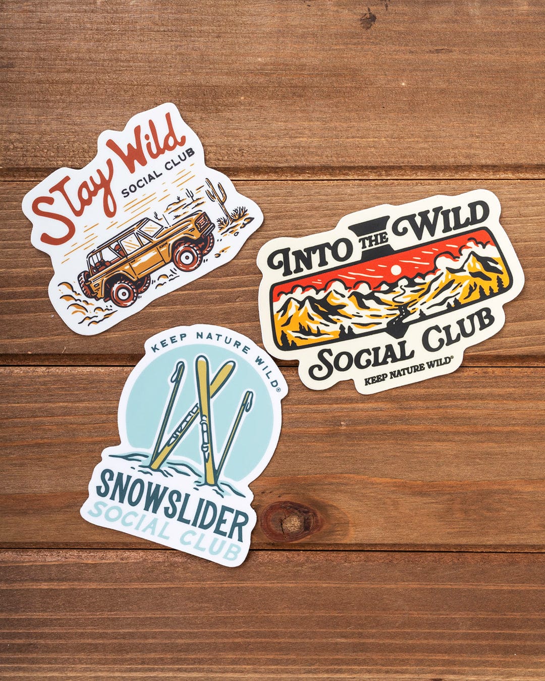 Keep Nature Wild Sticker Into the Wild Social Club | Sticker