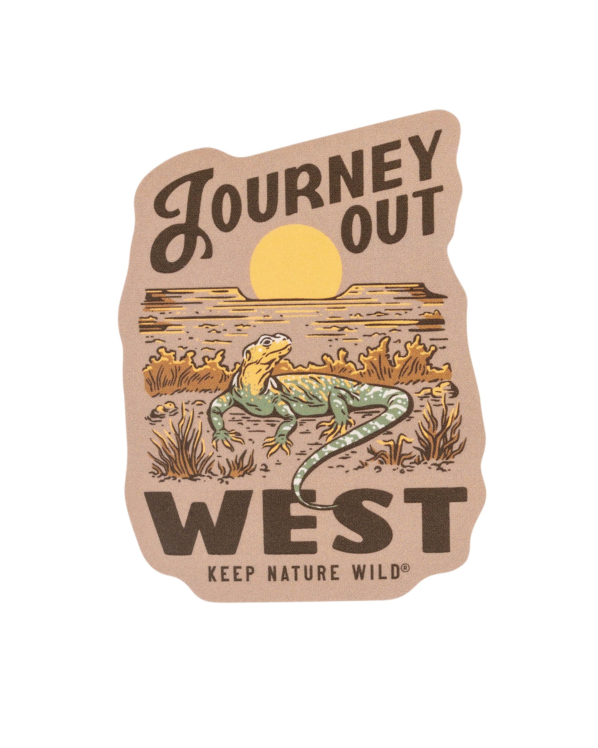 Keep Nature Wild Sticker Journey Out West | Sticker