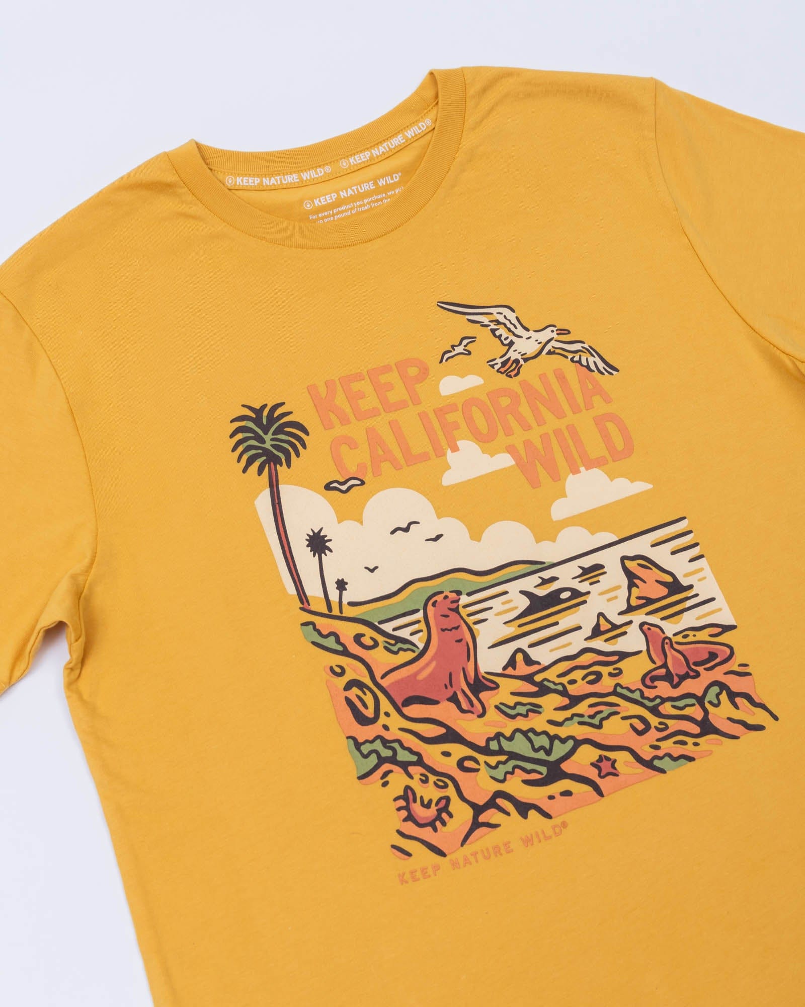 Keep Nature Wild Tee Keep California Wild Unisex Tee | Mustard