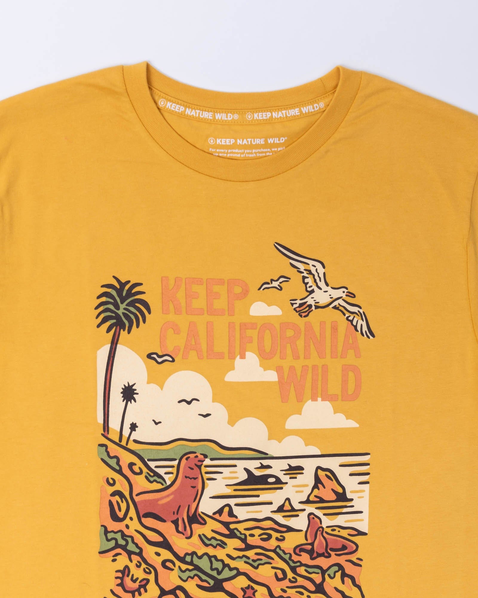 Keep Nature Wild Tee Keep California Wild Unisex Tee | Mustard