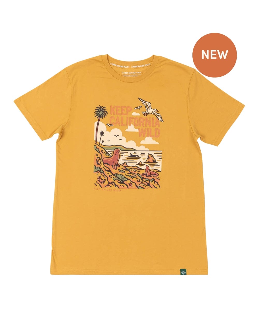 Keep Nature Wild Tee Keep California Wild Unisex Tee | Mustard