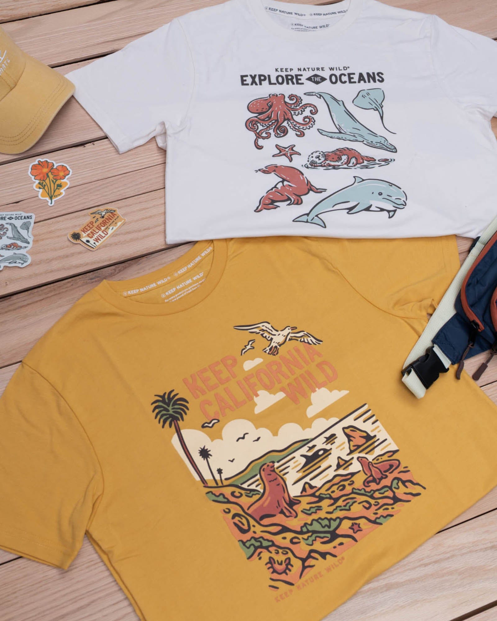 Keep Nature Wild Tee Keep California Wild Unisex Tee | Mustard