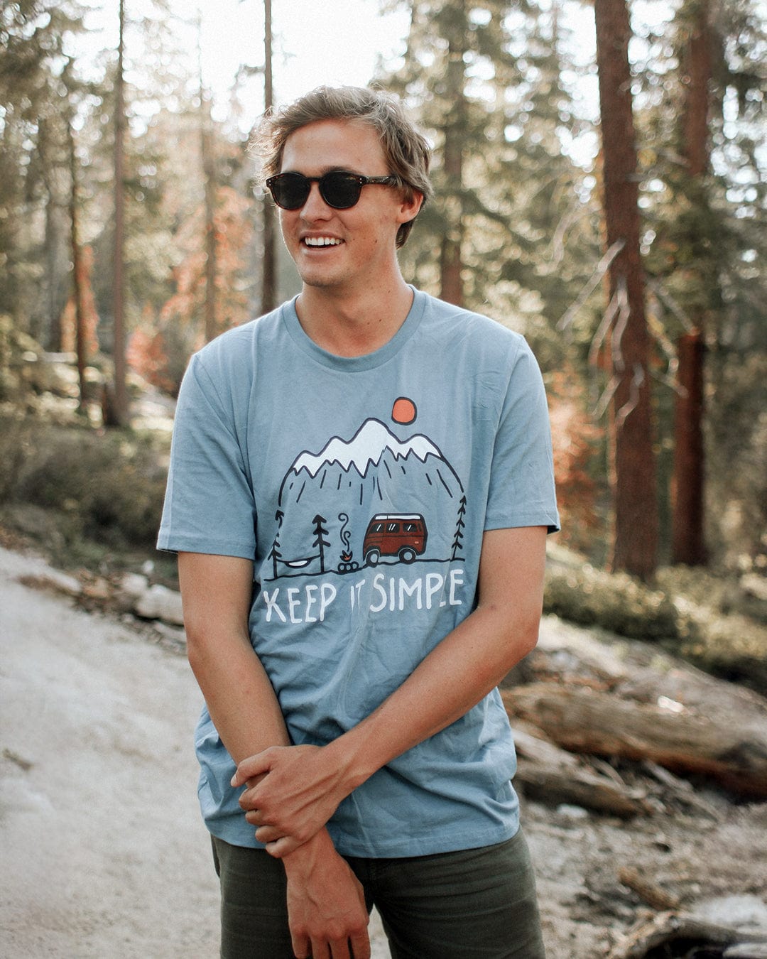 Keep Nature Wild Tee Keep it Simple Unisex Tee | Morning Mist