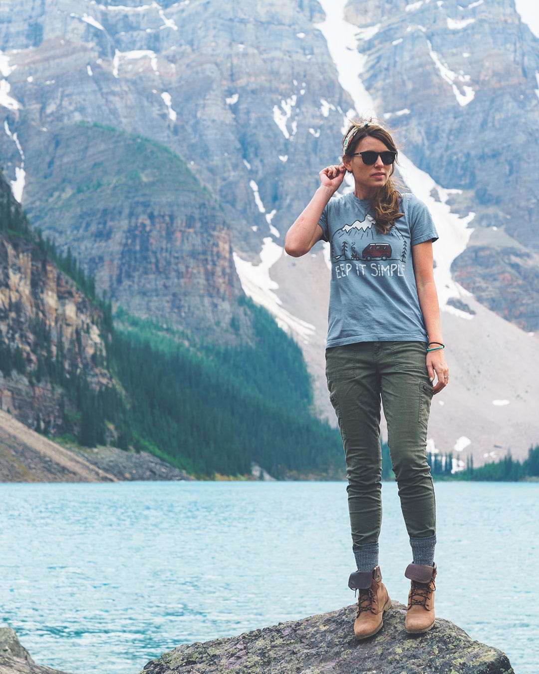 Keep Nature Wild Tee Keep it Simple Unisex Tee | Morning Mist