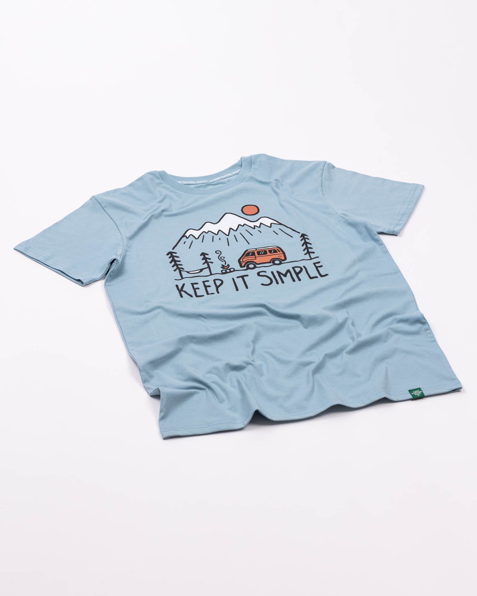 Keep Nature Wild Tee Keep it Simple Unisex Tee | Morning Mist