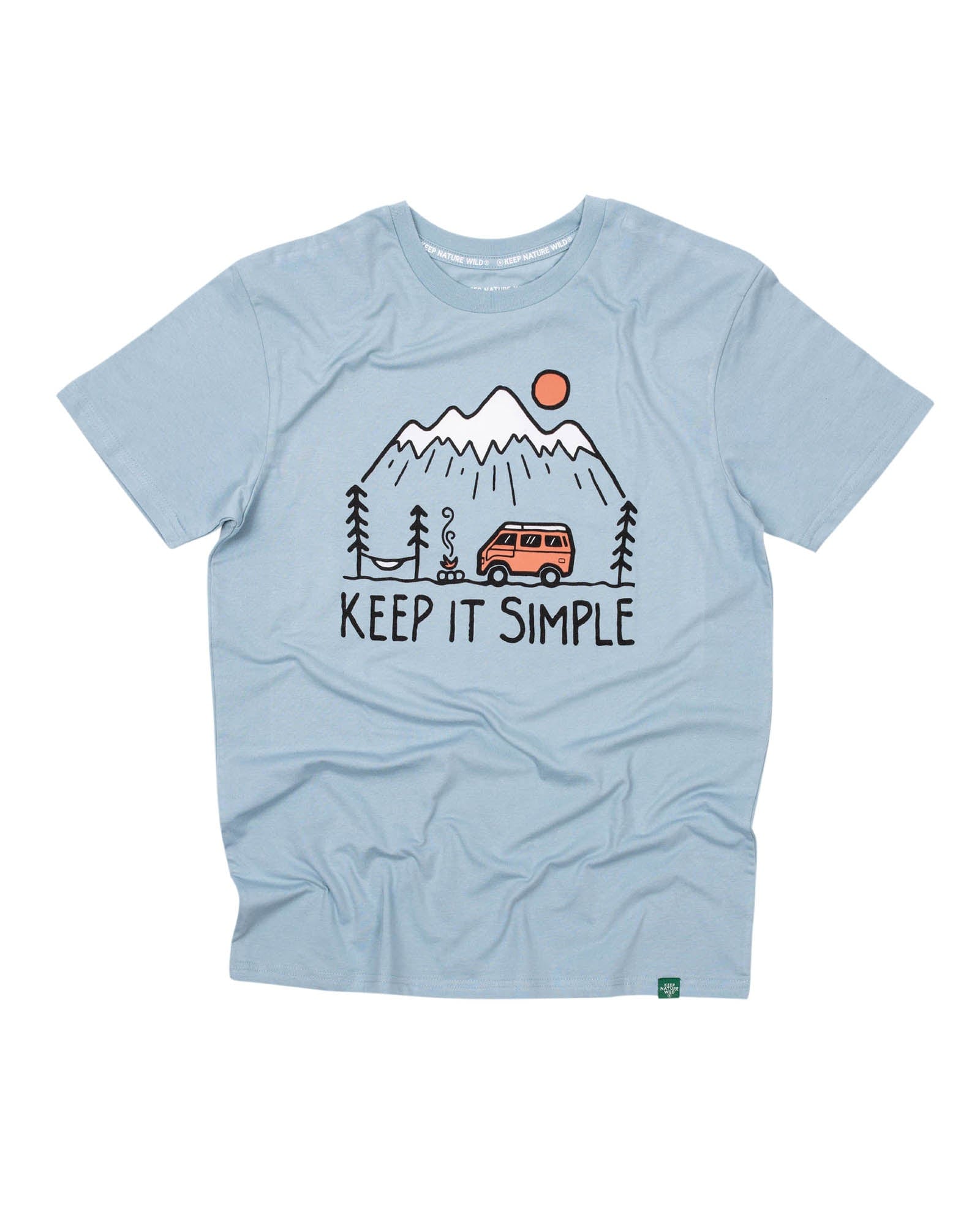 Keep Nature Wild Tee Keep it Simple Unisex Tee | Morning Mist