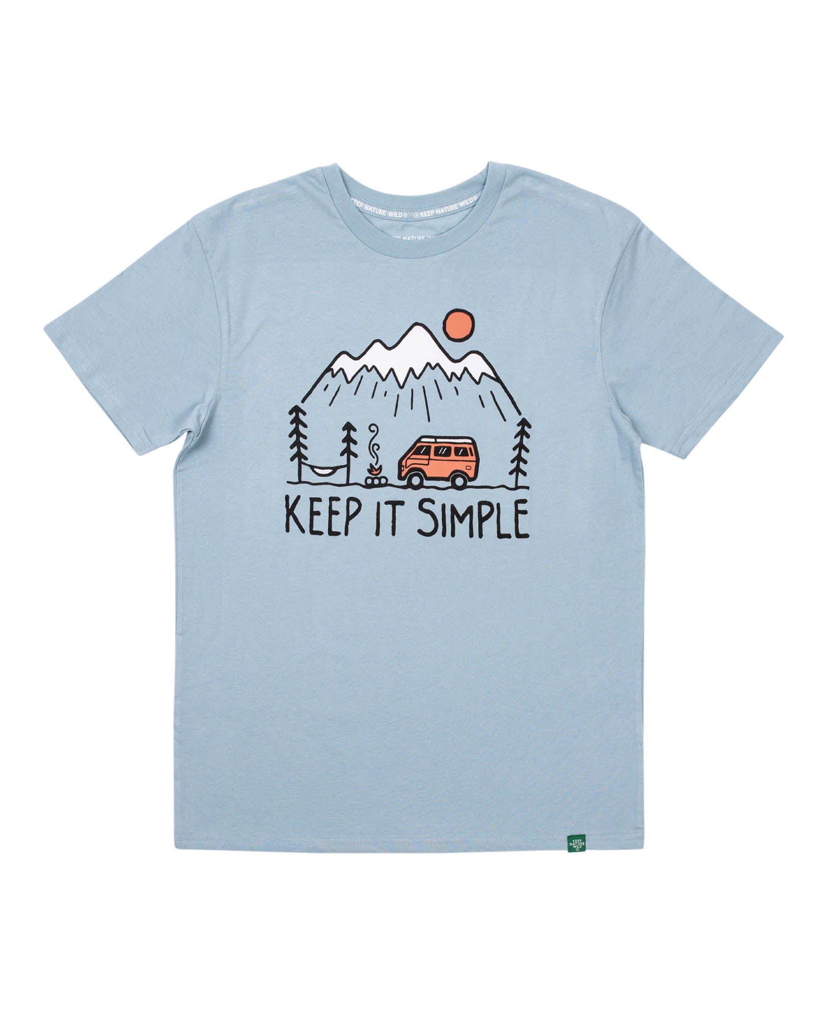 Keep Nature Wild Tee Keep it Simple Unisex Tee | Morning Mist