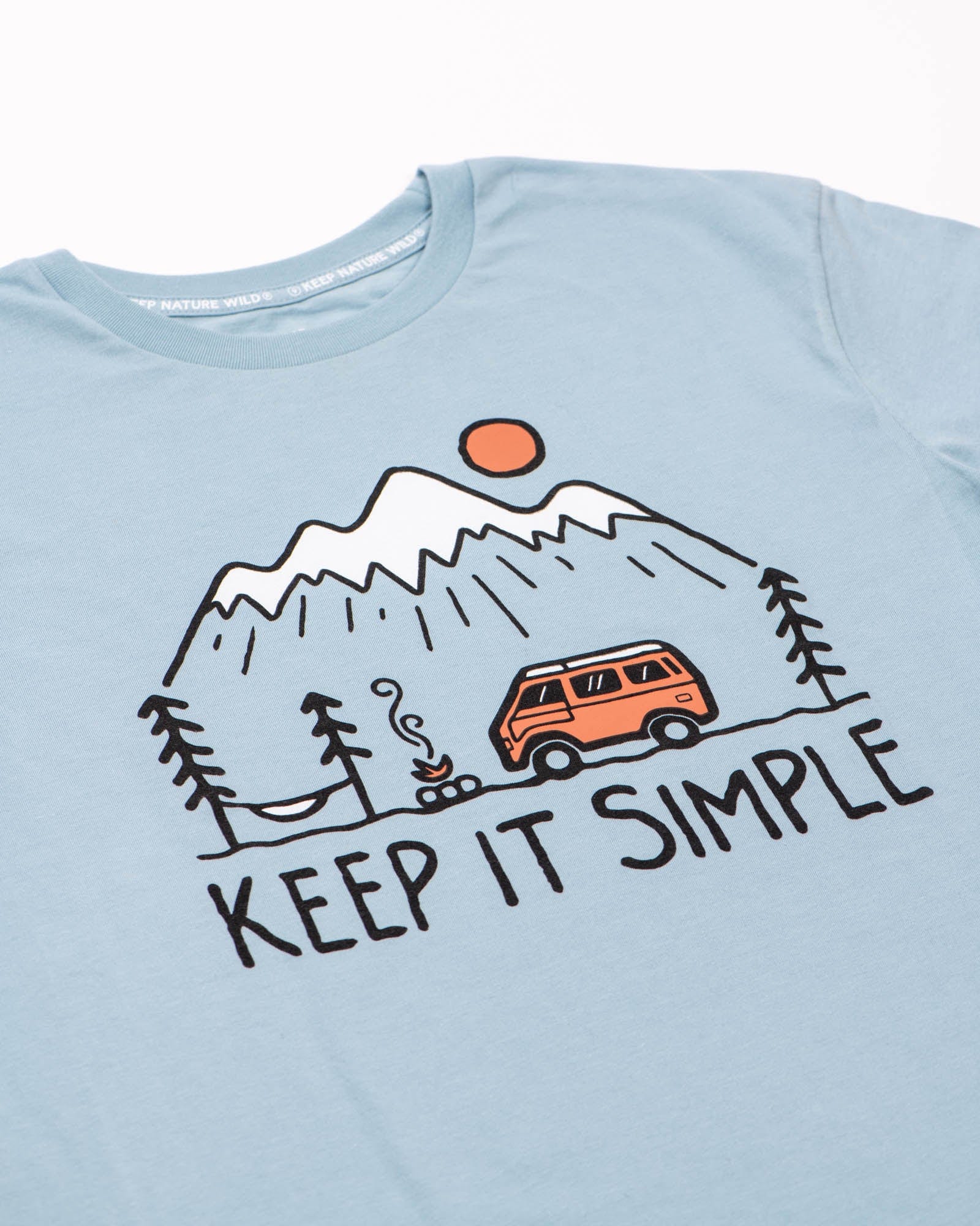 Keep Nature Wild Tee Keep it Simple Unisex Tee | Morning Mist
