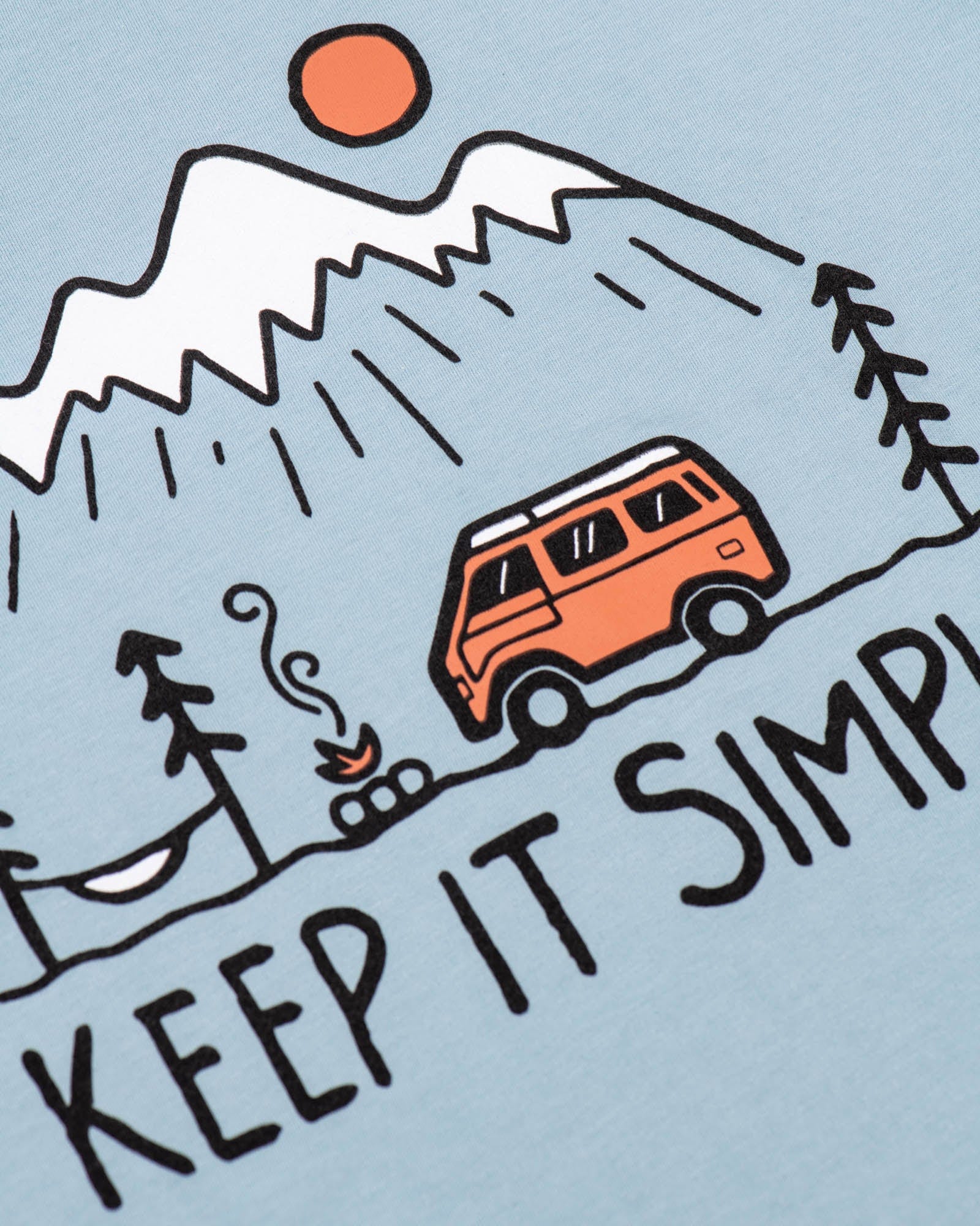 Keep Nature Wild Tee Keep it Simple Unisex Tee | Morning Mist