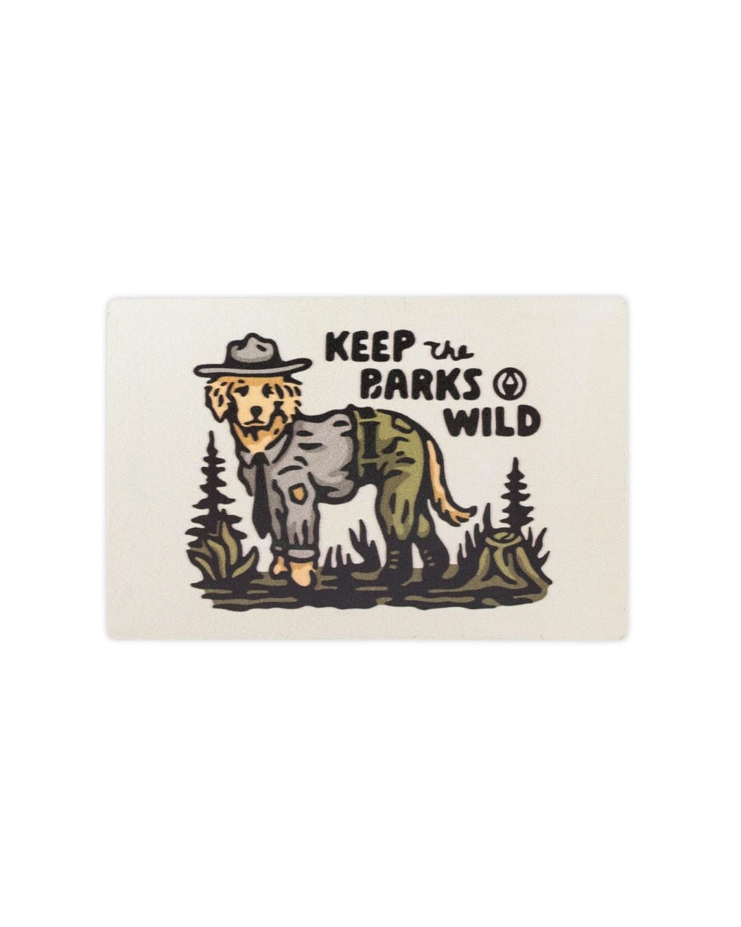 Keep Nature Wild Magnet Keep The Barks Wild | Metal Magnet