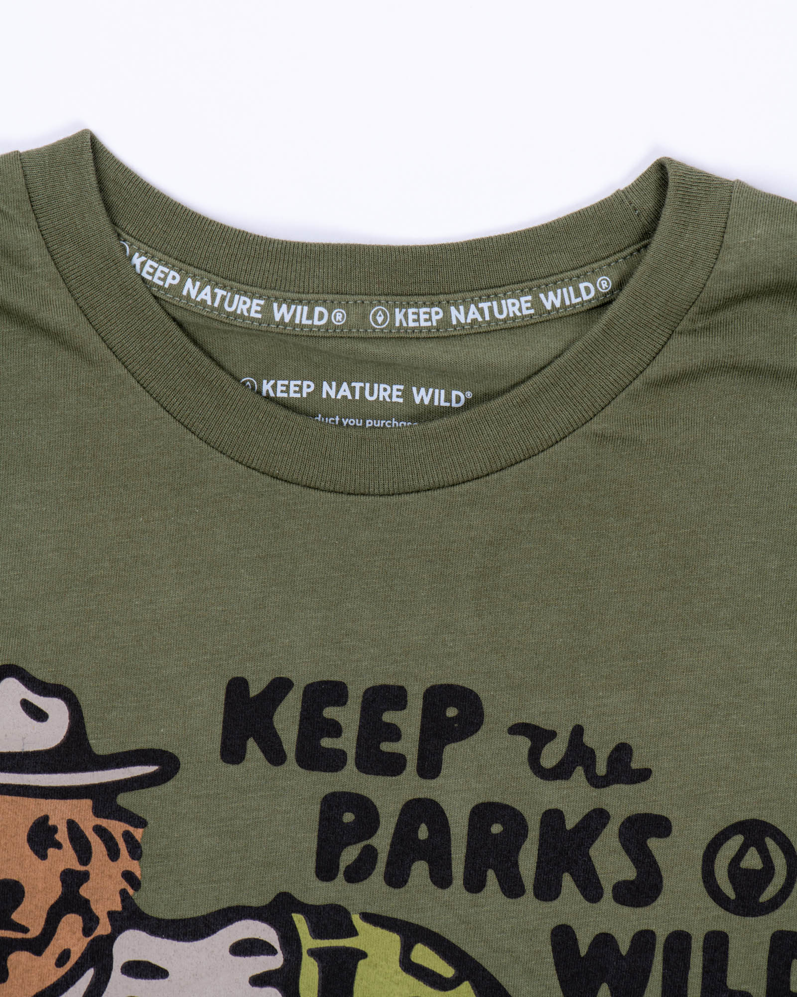 Keep Nature Wild Tee Keep the Barks Wild Unisex Tee | Olive