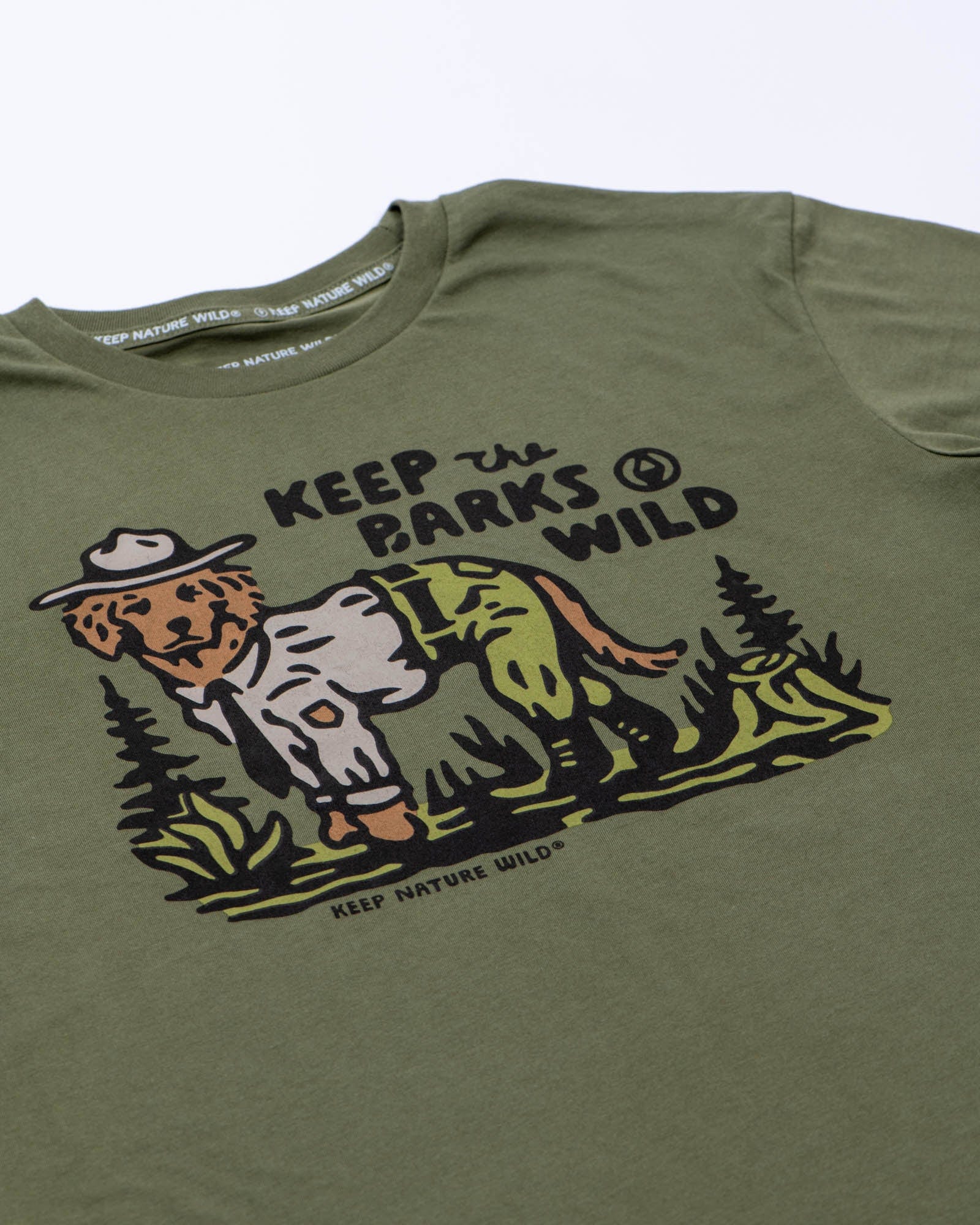 Keep Nature Wild Tee Keep the Barks Wild Unisex Tee | Olive