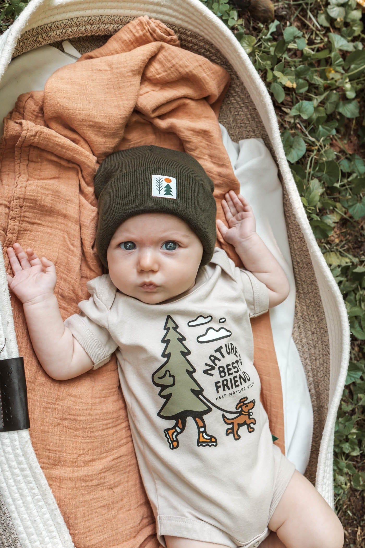 Keep Nature Wild Beanie Kids Evergreen Cuffed Beanie | Olive