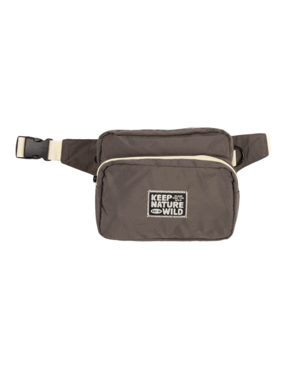KNW Fanny Pack Coal/Cream | Keep Nature Wild KNW Fanny Pack Coal/Cream | Keep Nature Wild