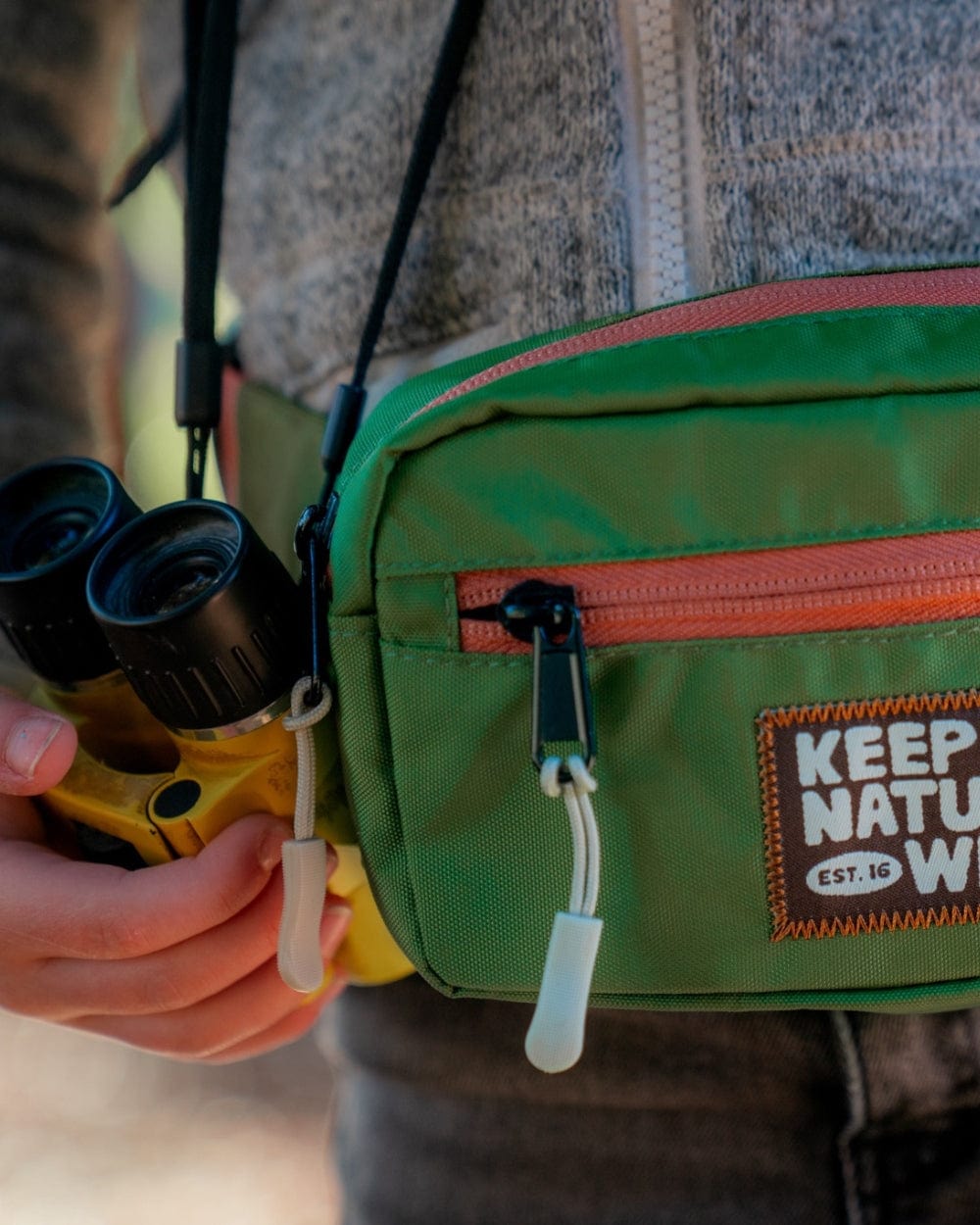 Keep Nature Wild Fanny Pack KNW Kids Fanny Pack | Navy/Clay