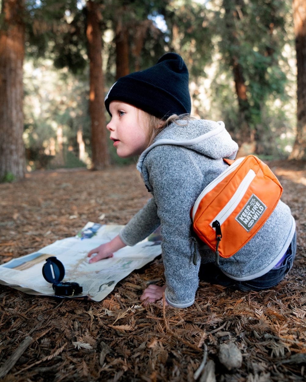 Keep Nature Wild Fanny Pack KNW Kids Fanny Pack | Navy/Clay