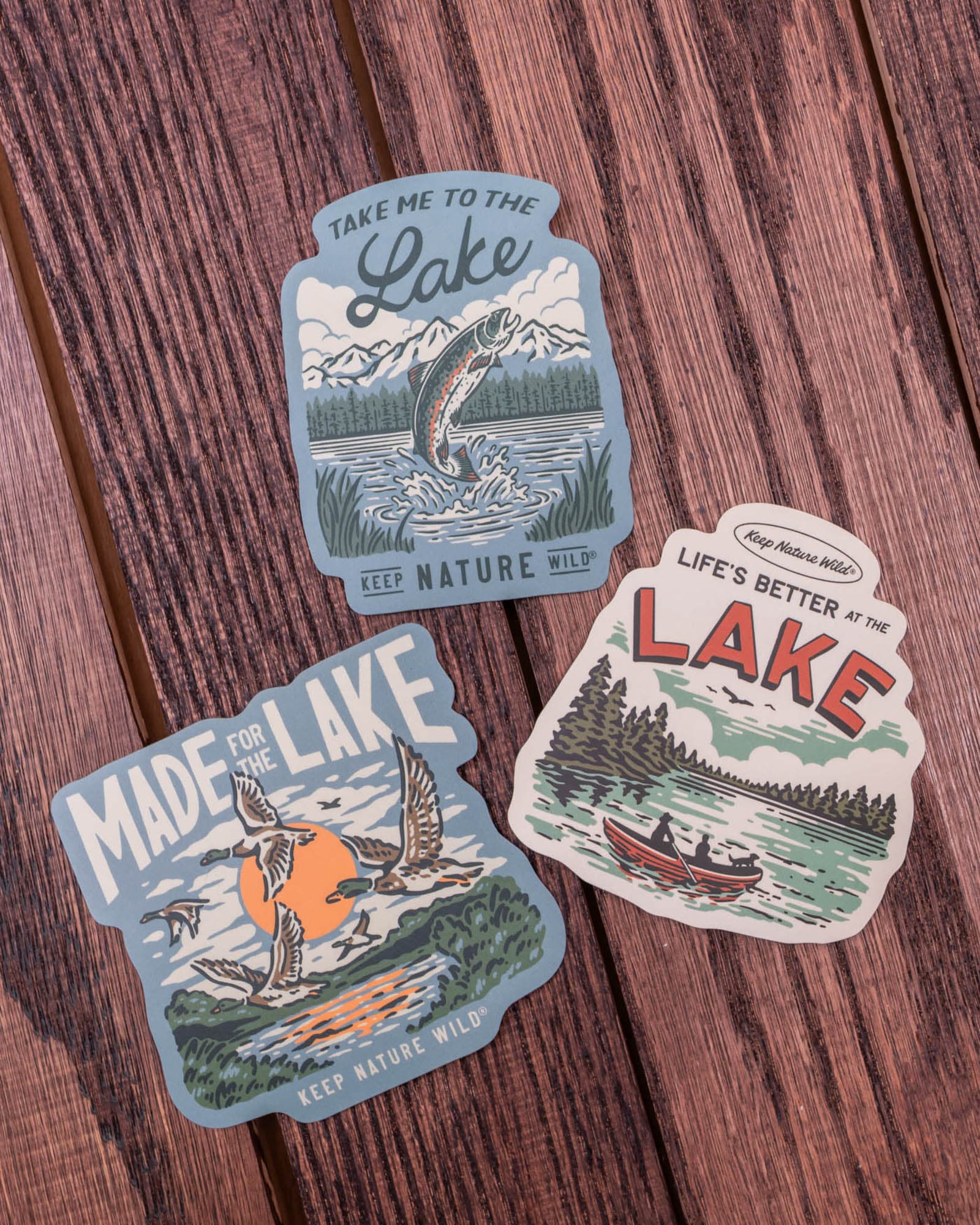 Keep Nature Wild Sticker Life's Better At The Lake | Sticker