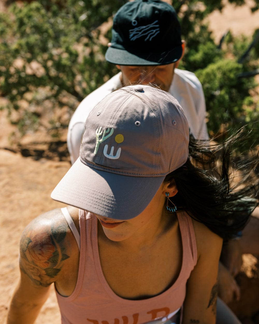 Keep Nature Wild Lone Yucca Dad Hat | Hazy Rose