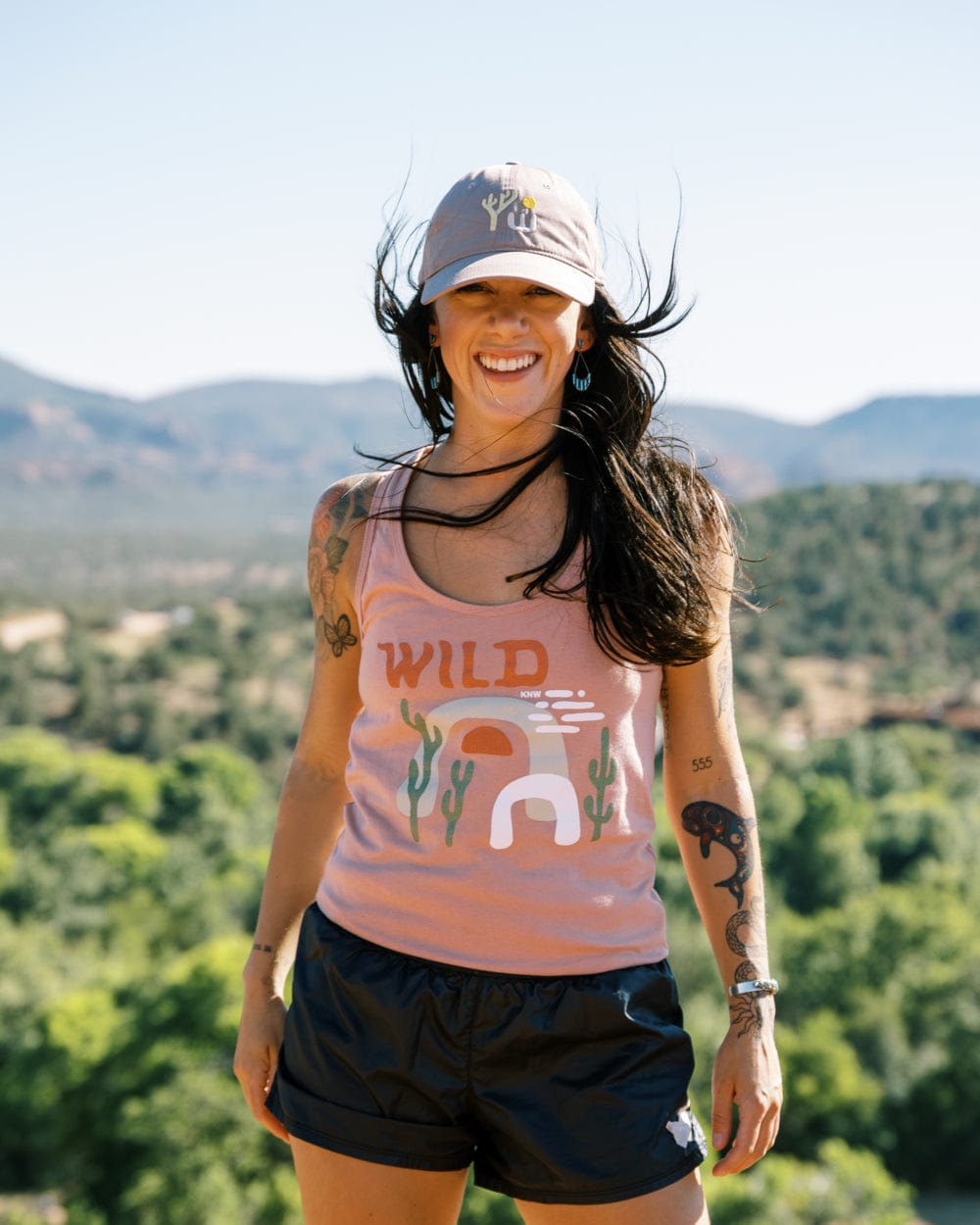 Keep Nature Wild Lone Yucca Dad Hat | Hazy Rose