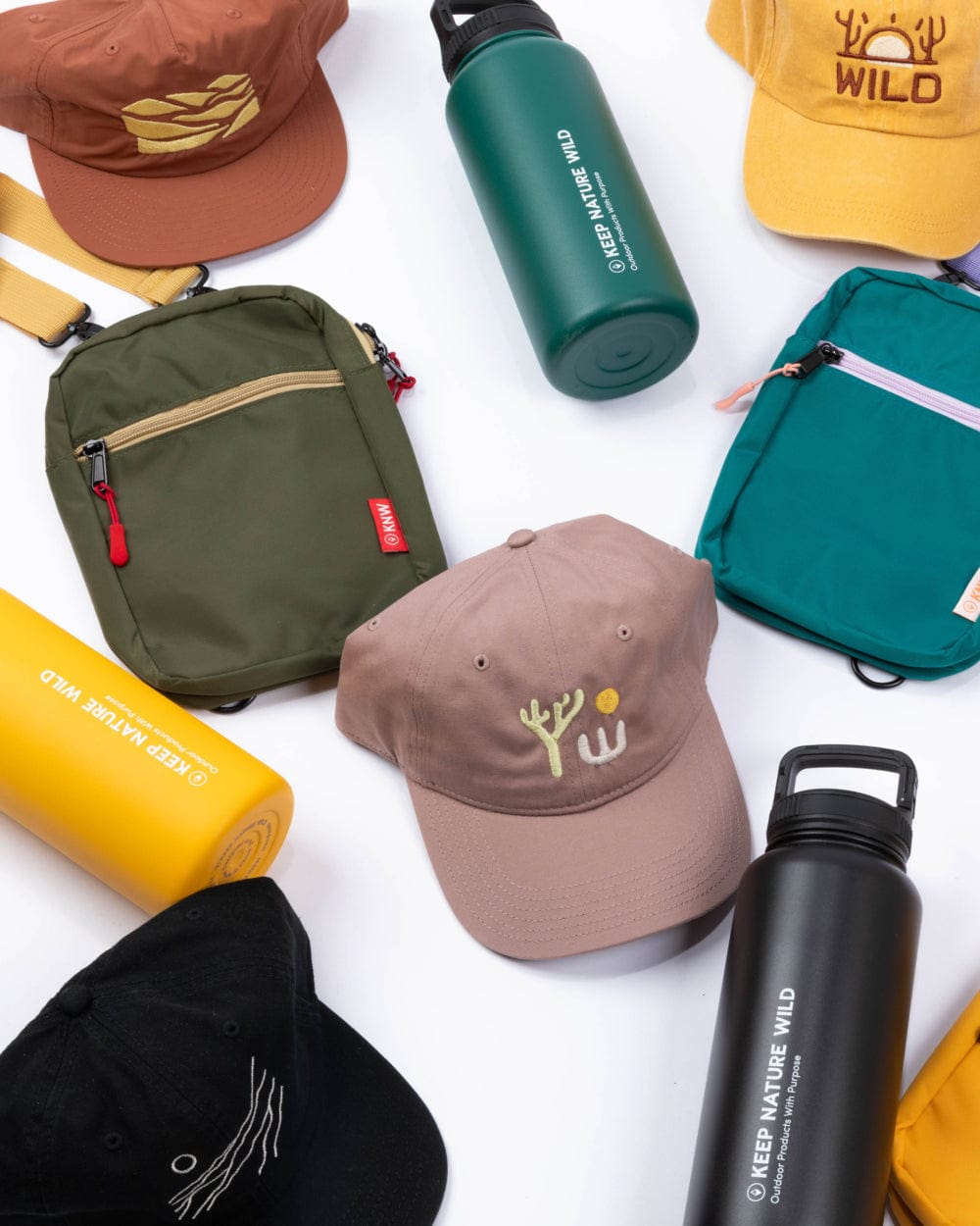 Keep Nature Wild Lone Yucca Dad Hat | Hazy Rose