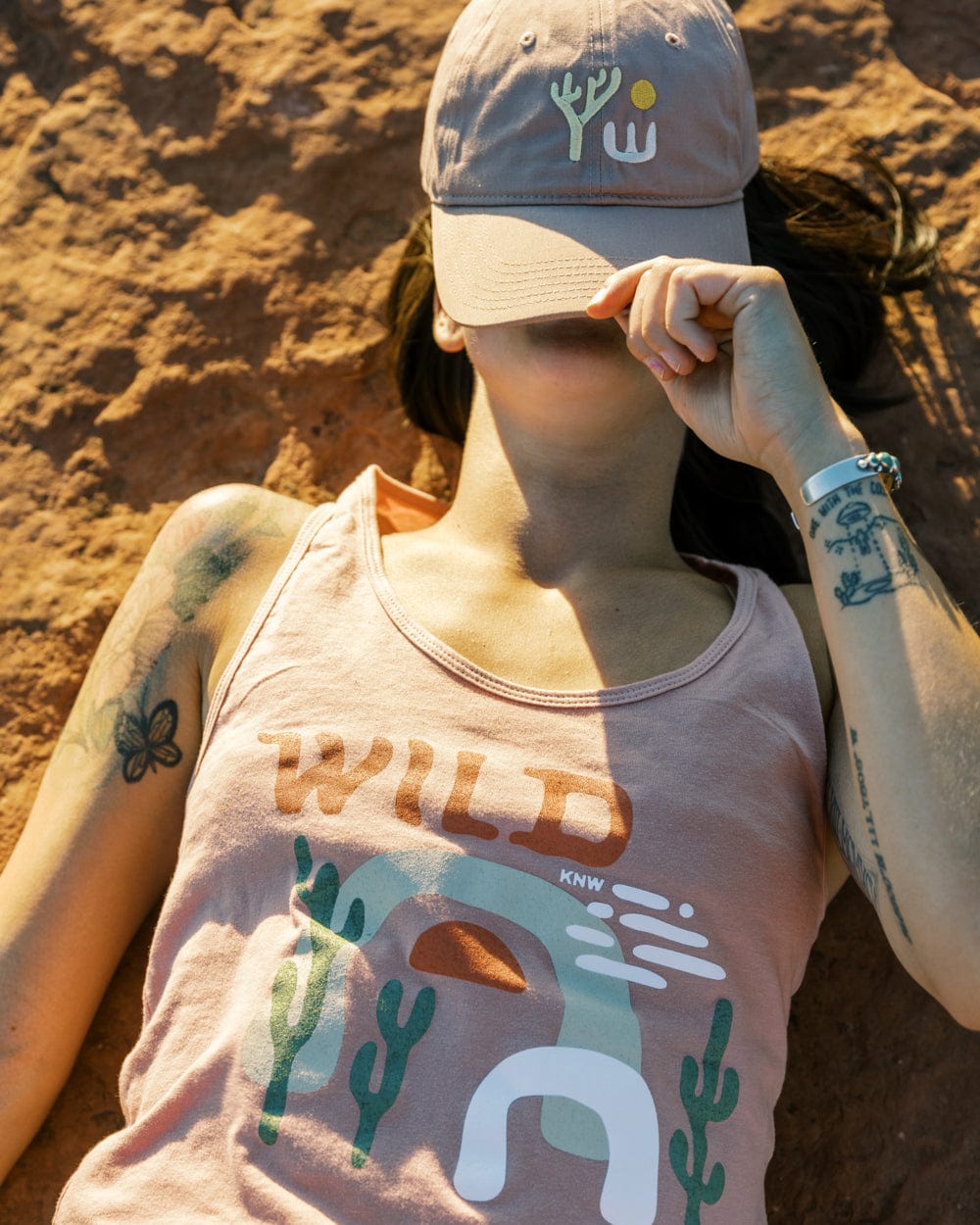 Keep Nature Wild Lone Yucca Dad Hat | Hazy Rose
