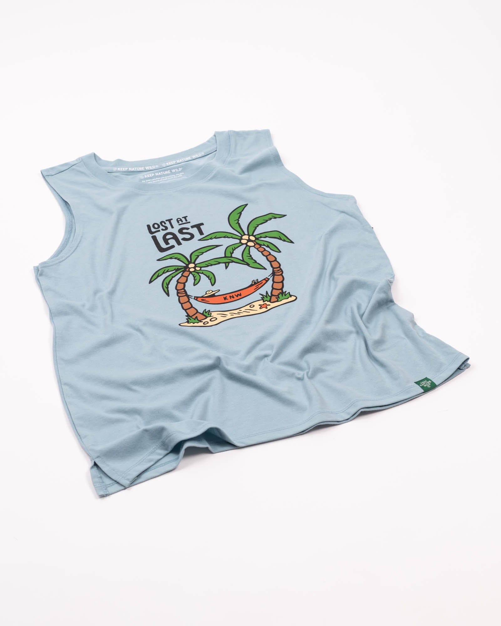 Keep Nature Wild Tank Lost at Last Palms Women's Muscle Tank | Morning Mist