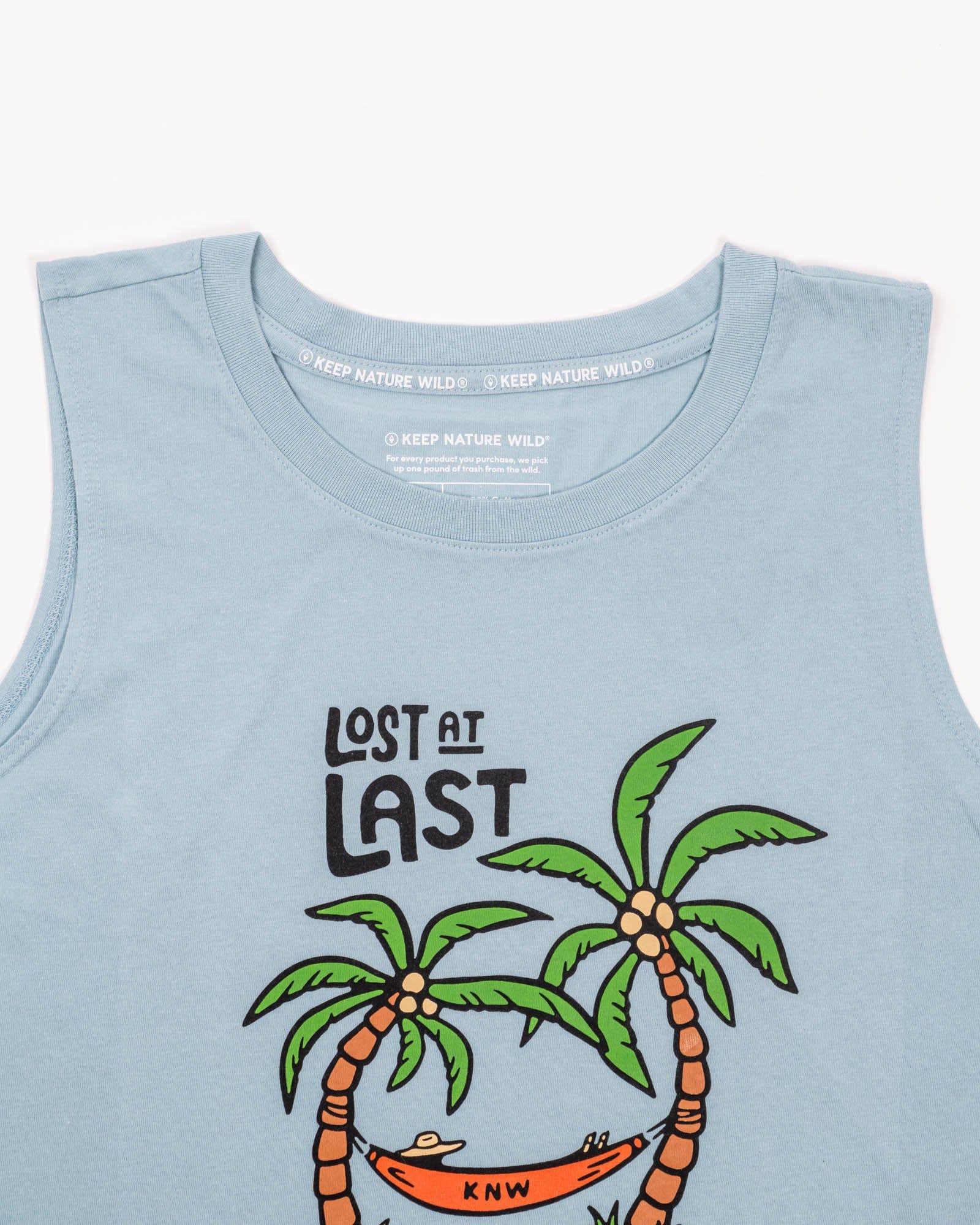 Keep Nature Wild Tank Lost at Last Palms Women's Muscle Tank | Morning Mist