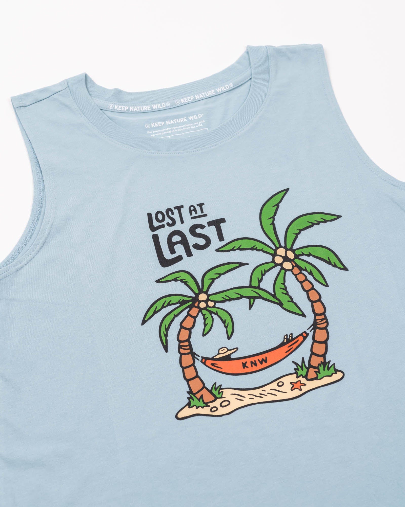 Keep Nature Wild Tank Lost at Last Palms Women's Muscle Tank | Morning Mist