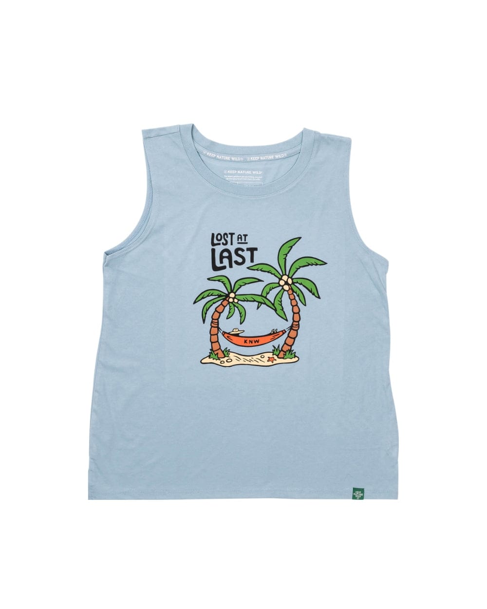 Keep Nature Wild Tank Lost at Last Palms Women's Muscle Tank | Morning Mist