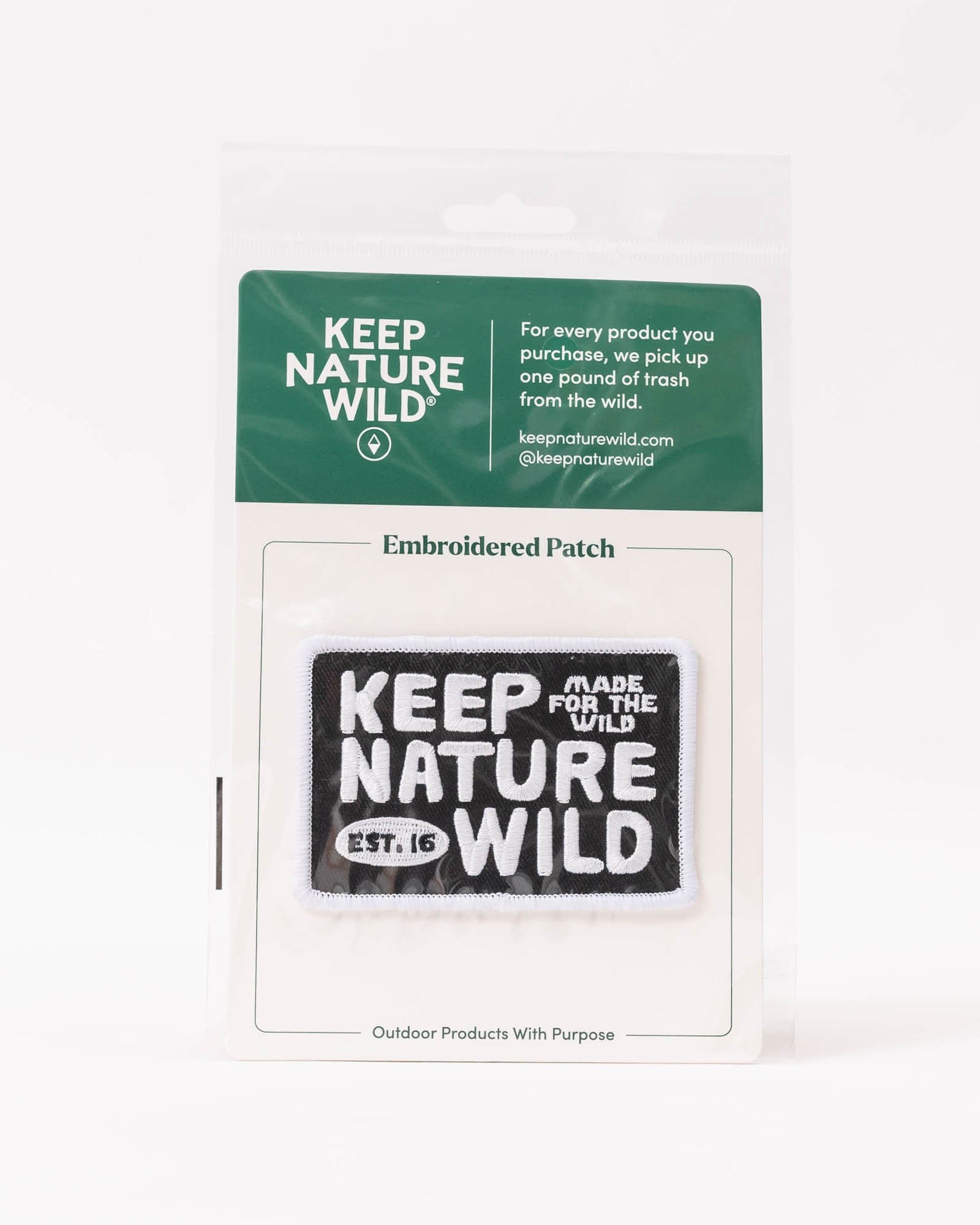 Keep Nature Wild Patch Made For the Wild Logo | Patch